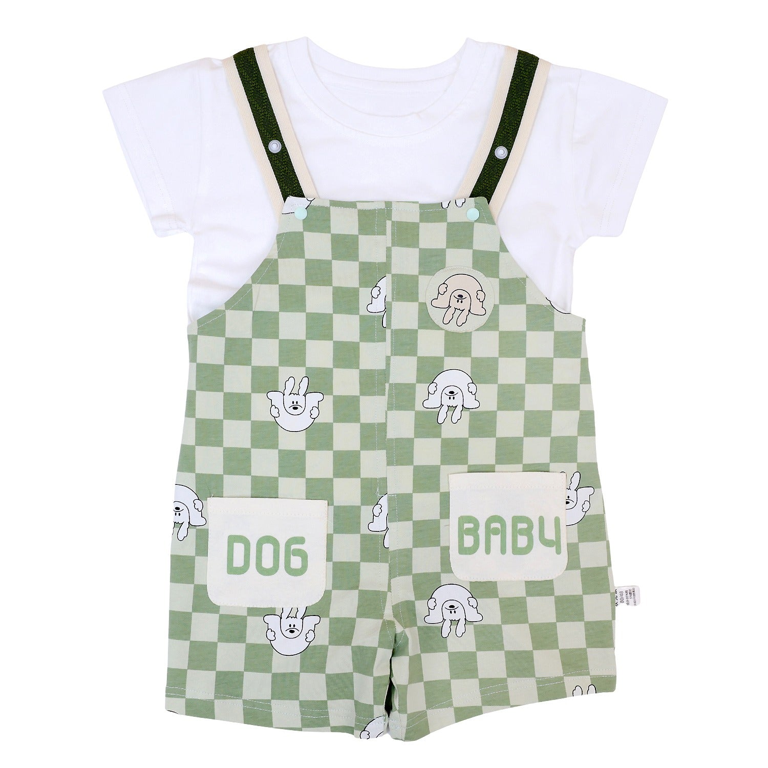 Checkered Half Sleeves Galis Suit