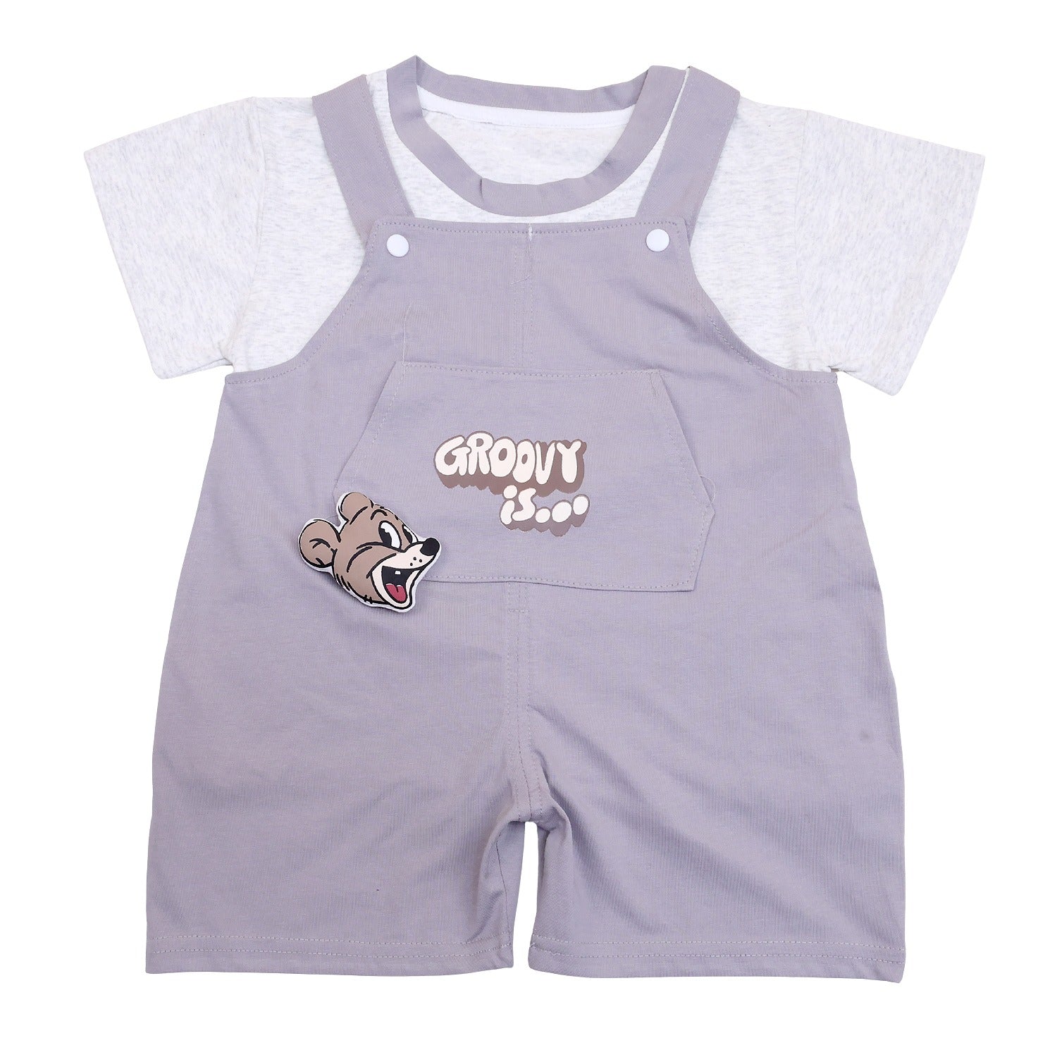 Kids Short sleeves Dungaree Set