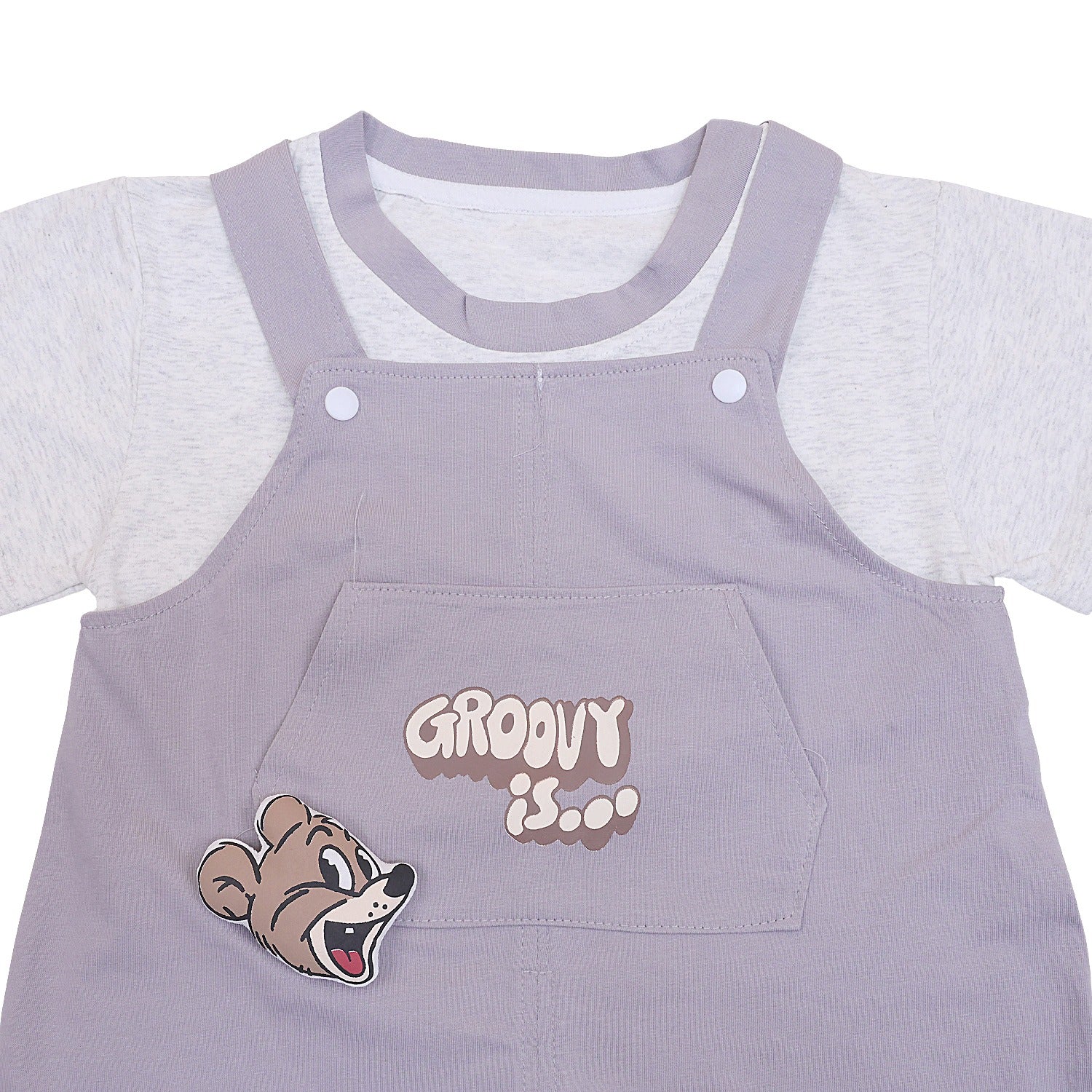 Kids Short sleeves Dungaree Set