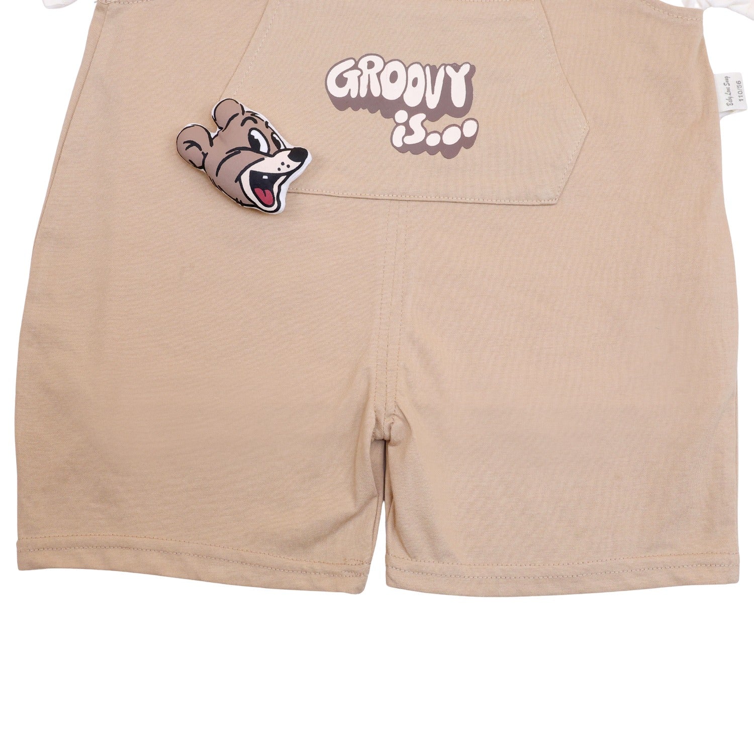 Kids Short sleeves Dungaree Set