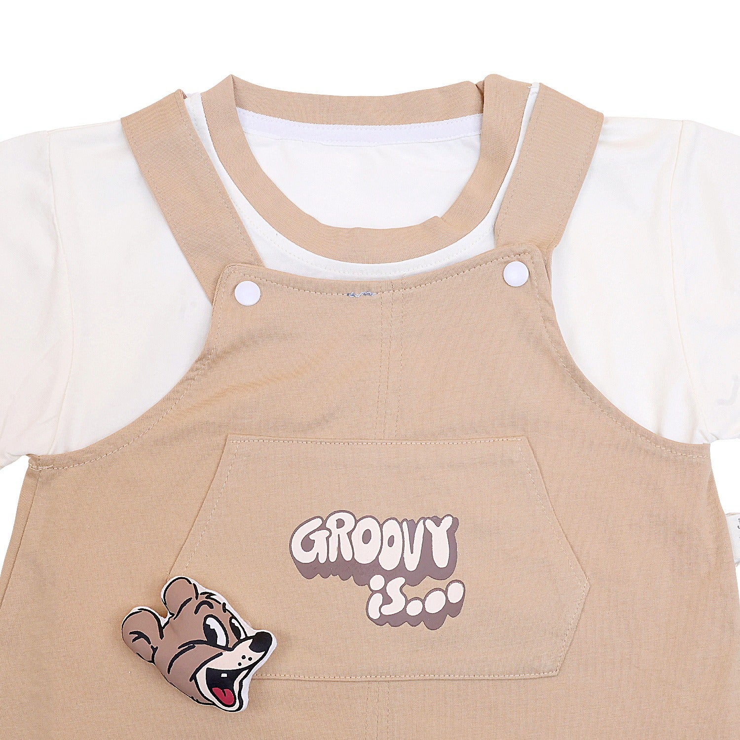 Kids Short sleeves Dungaree Set