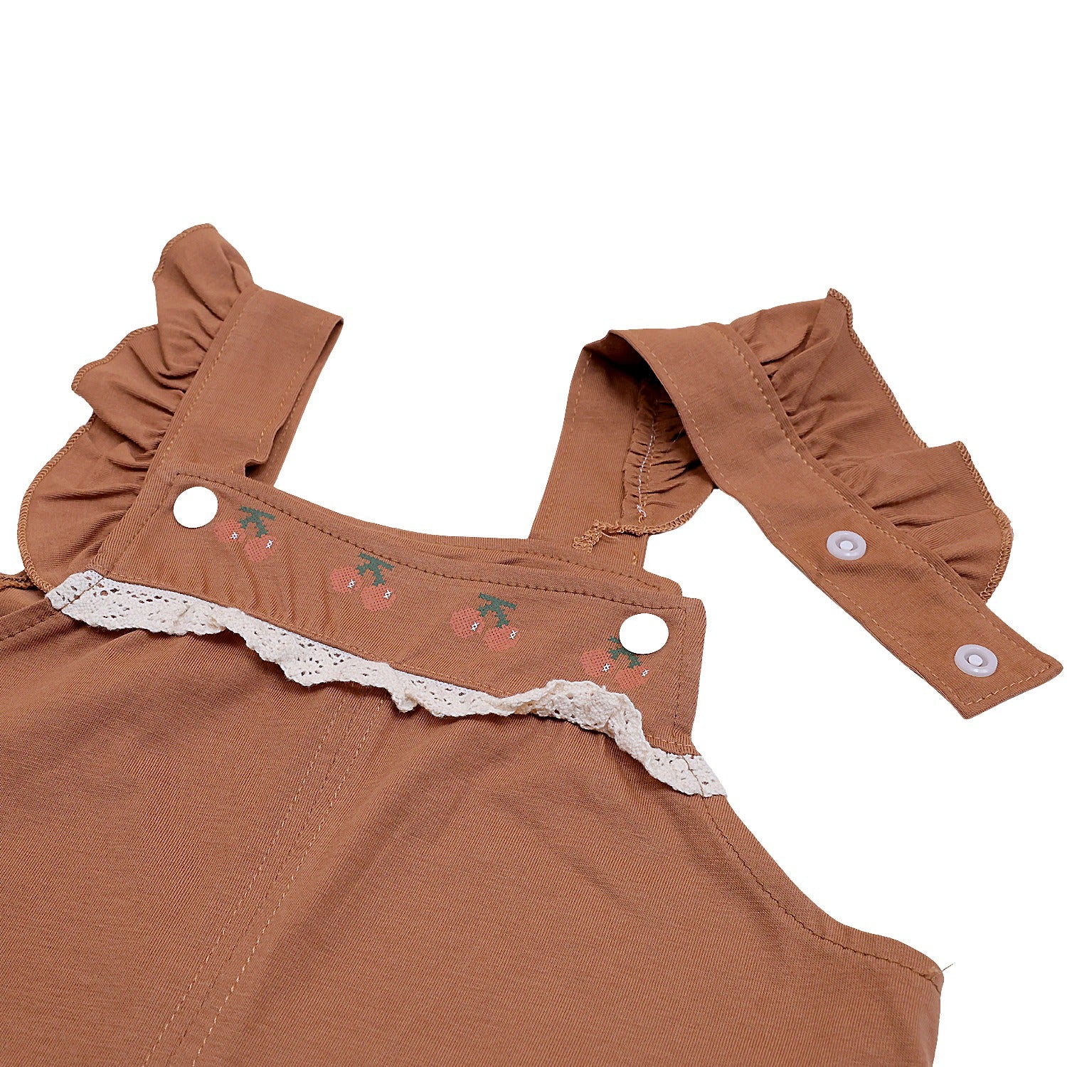 Girls Short Sleeves Dungaree with pockets