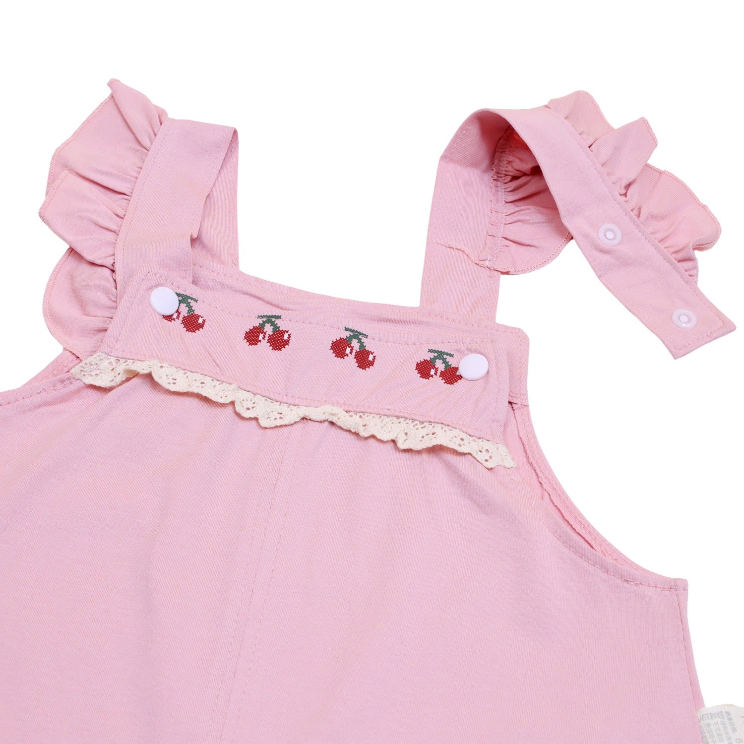 Girls Short Sleeves Dungaree with pockets