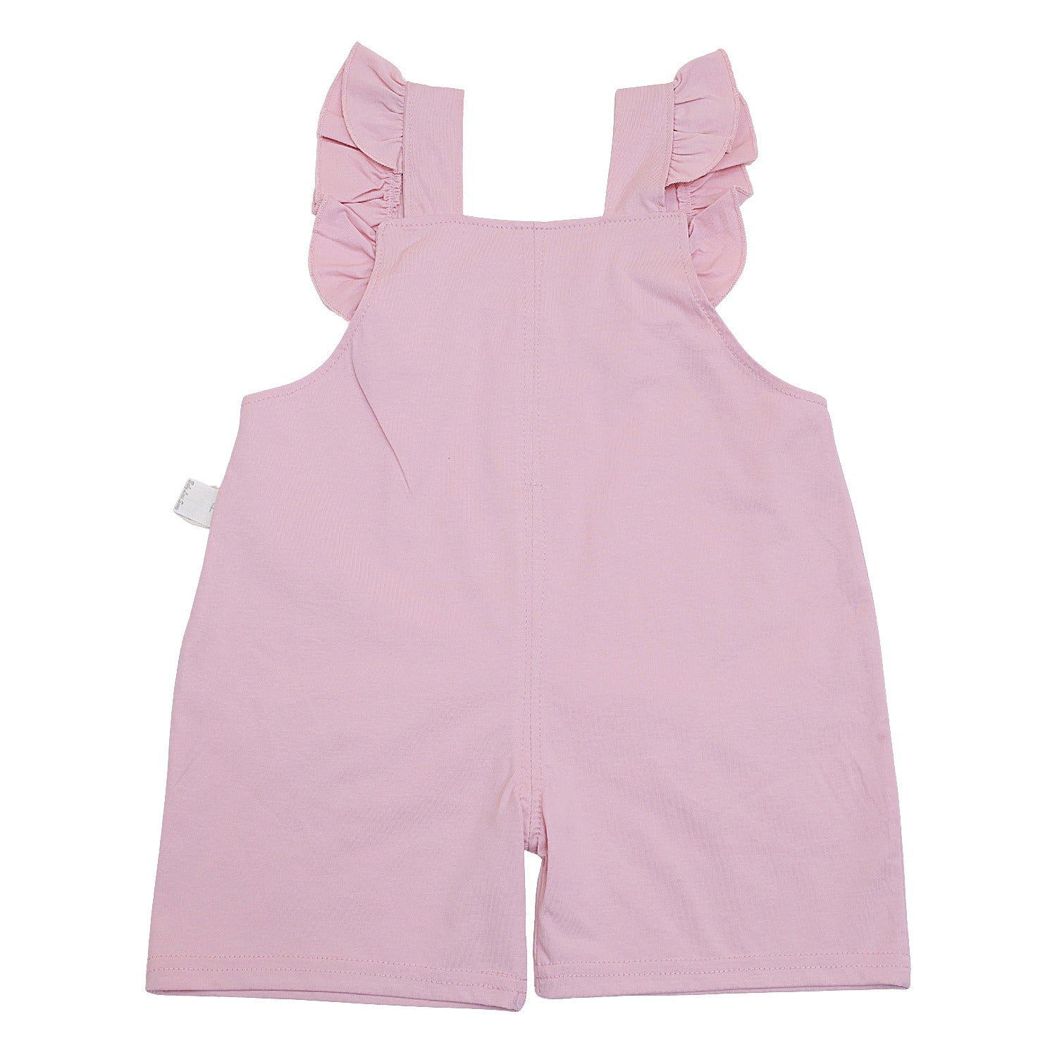 Girls Short Sleeves Dungaree with pockets