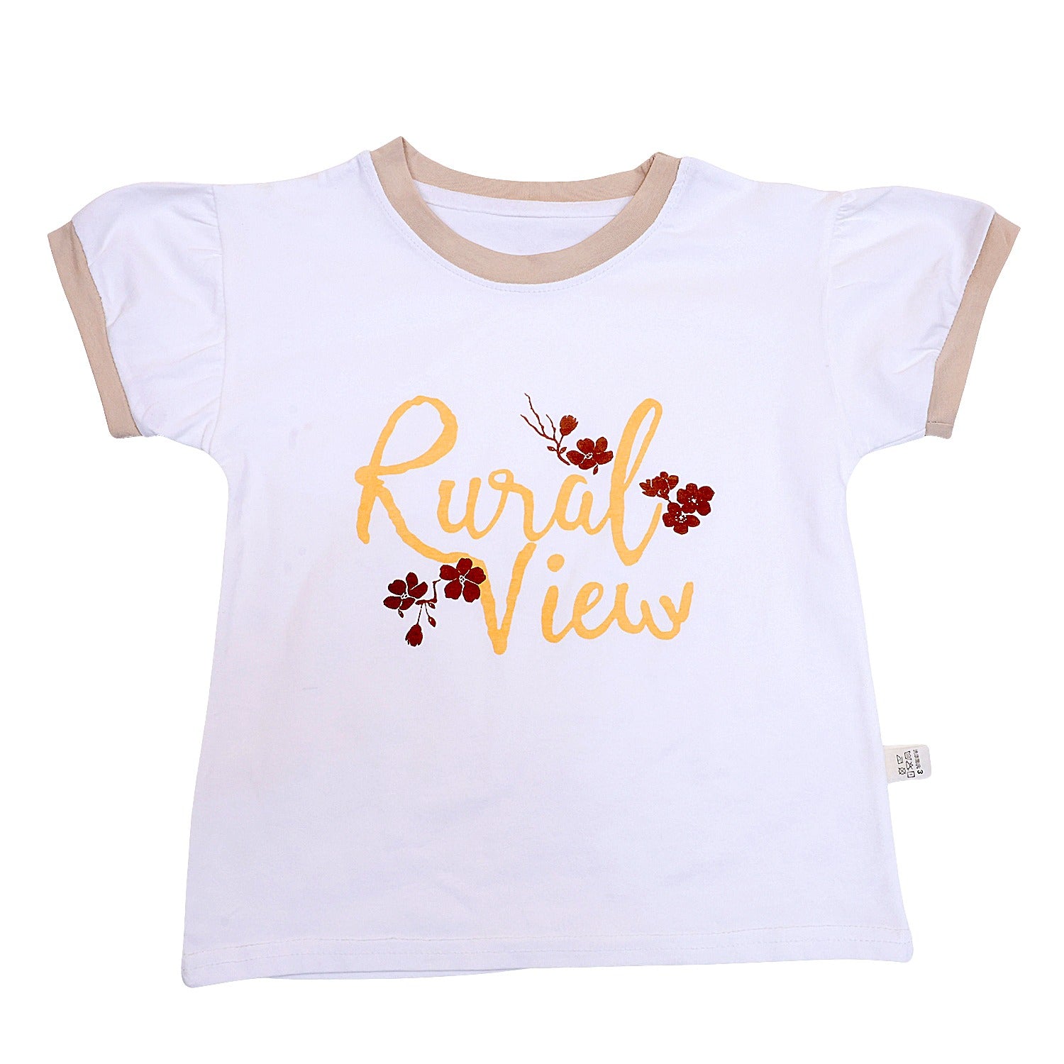 Girls Short Sleeves Dungaree with pockets
