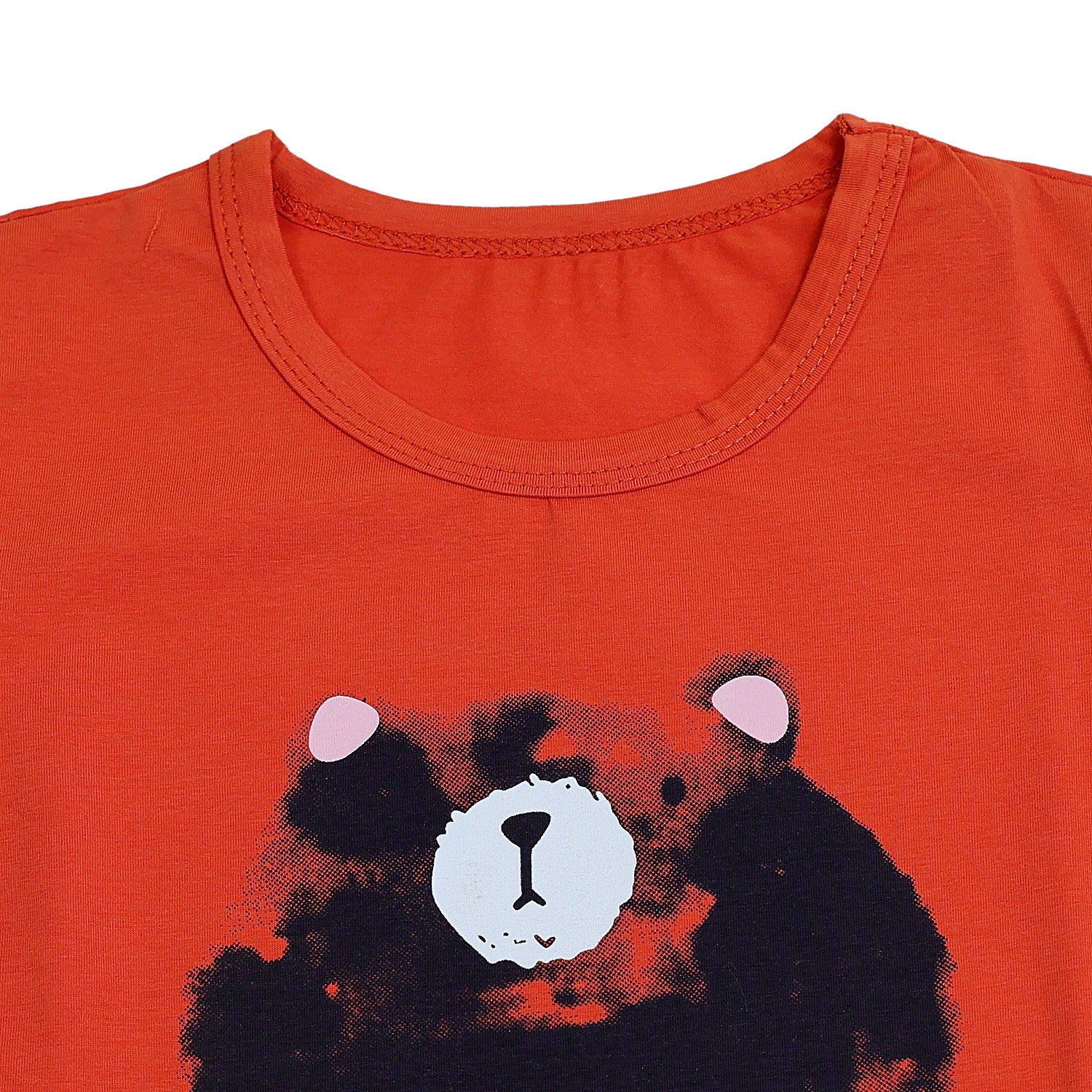Bear print Half Sleeves Shorts Set for Boys