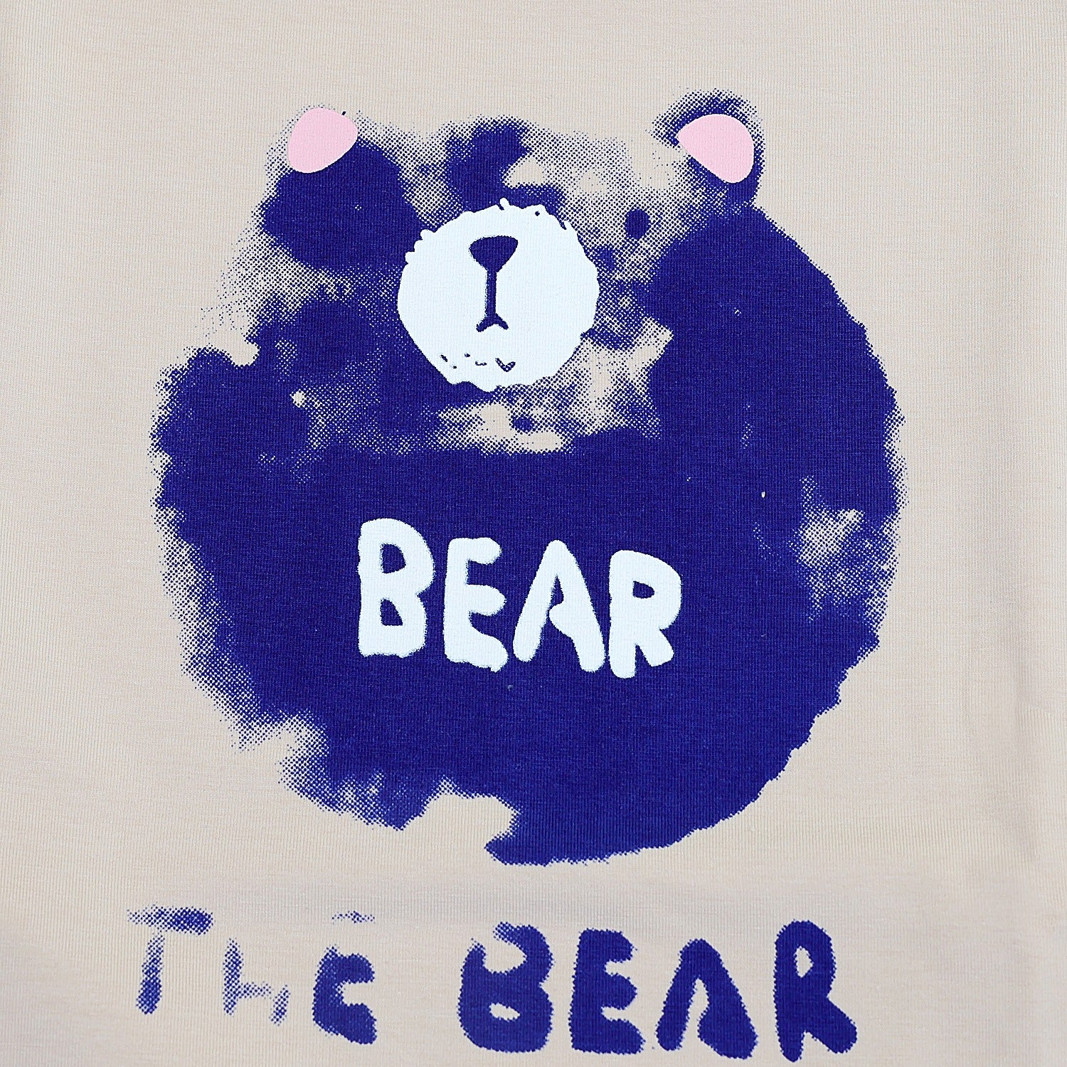 Bear print Half Sleeves Shorts Set for Boys