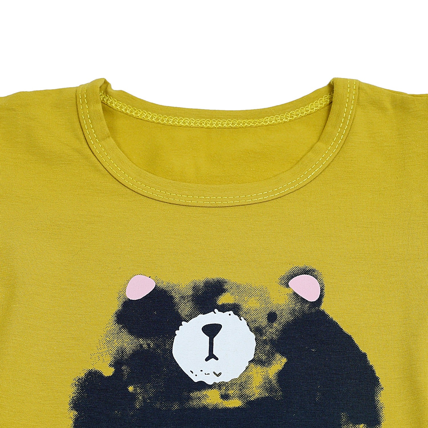 Bear print Half Sleeves Shorts Set for Boys