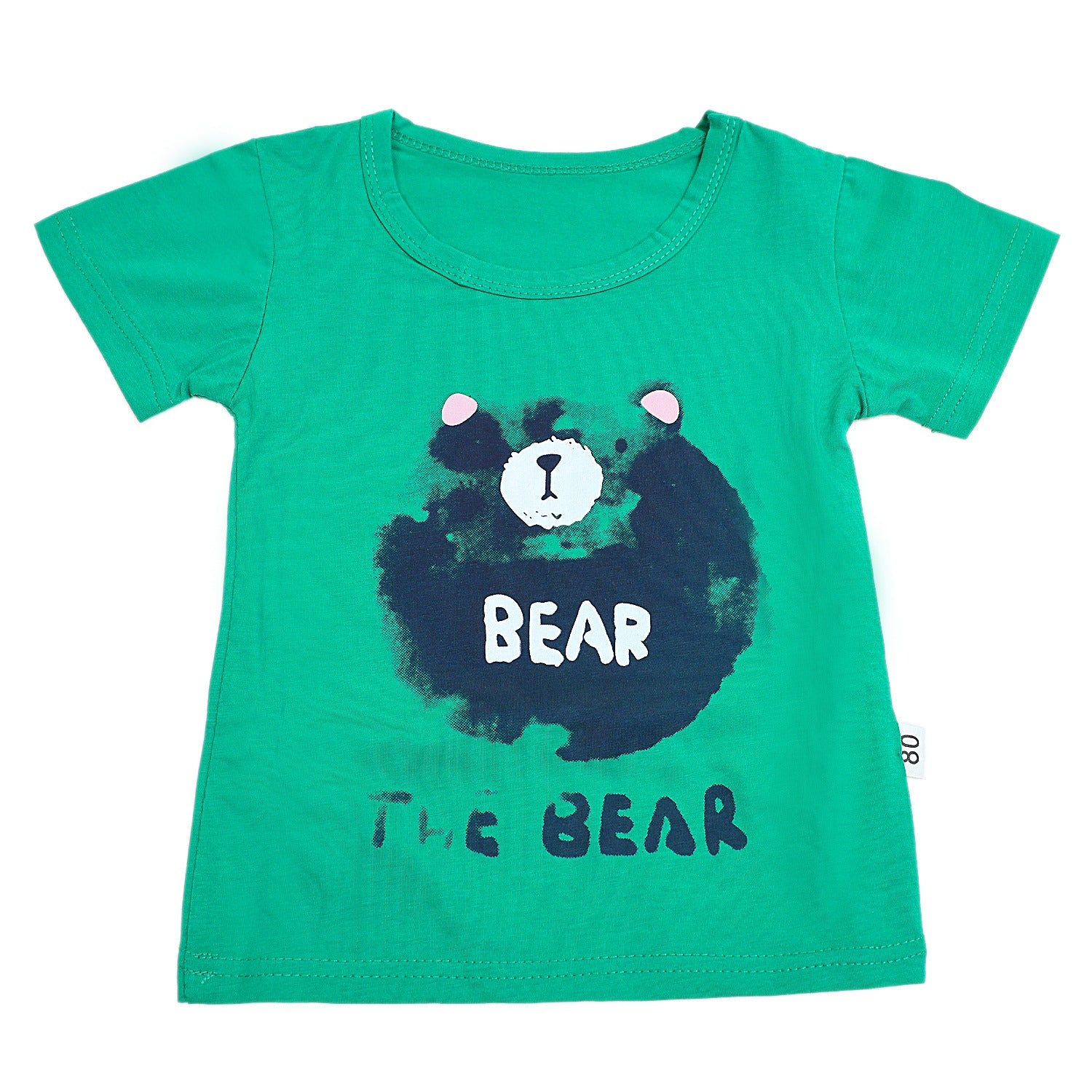 Bear print Half Sleeves Shorts Set for Boys
