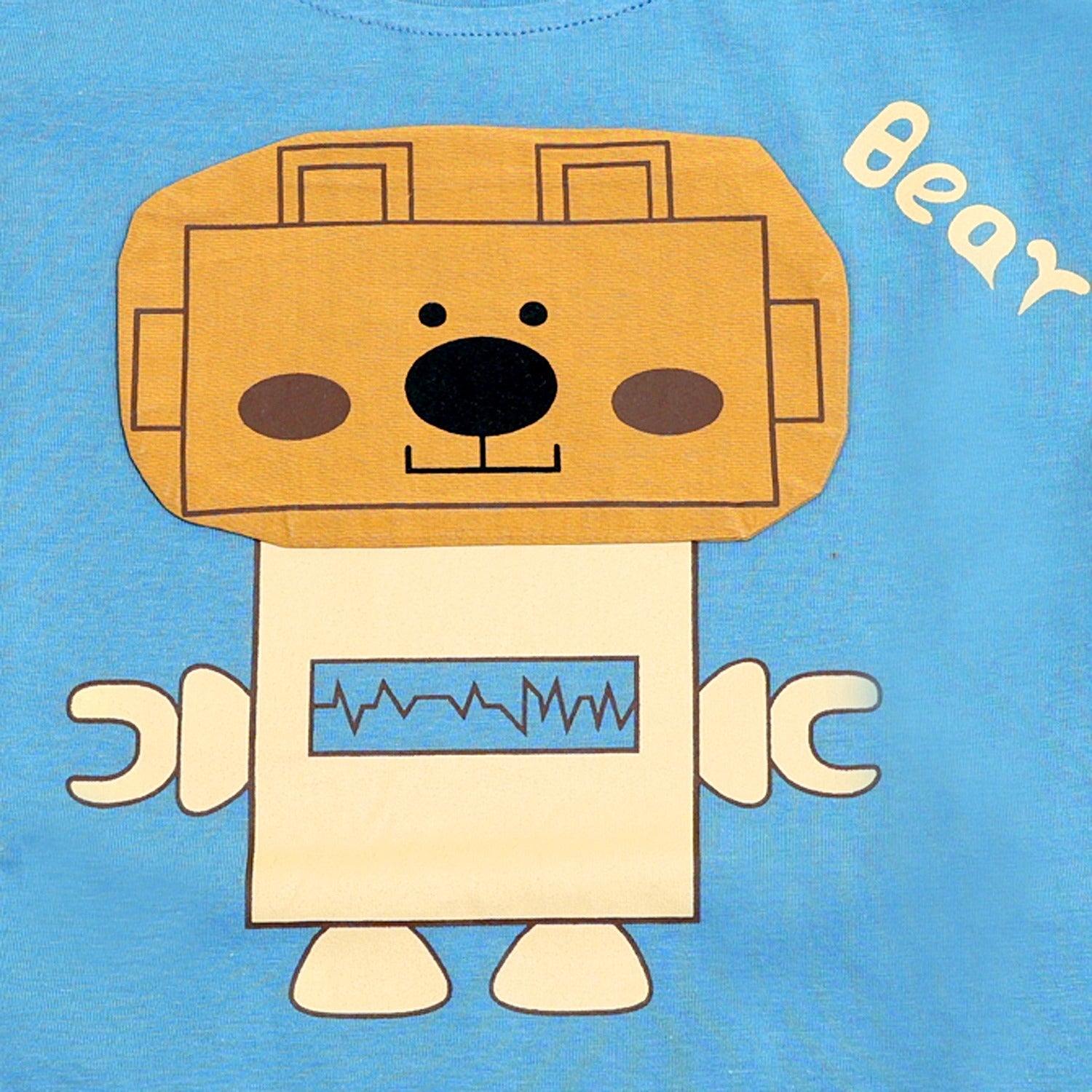 Boys Robot Shorts Set