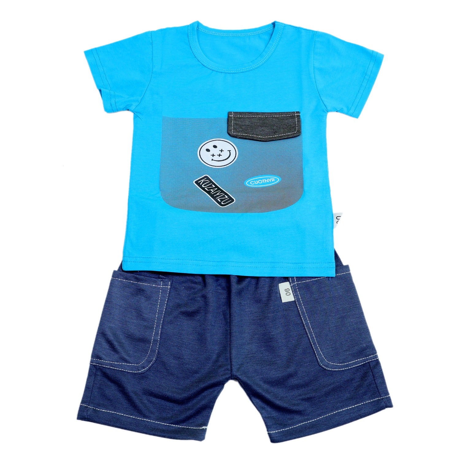 Smiley T- shirt with Shorts