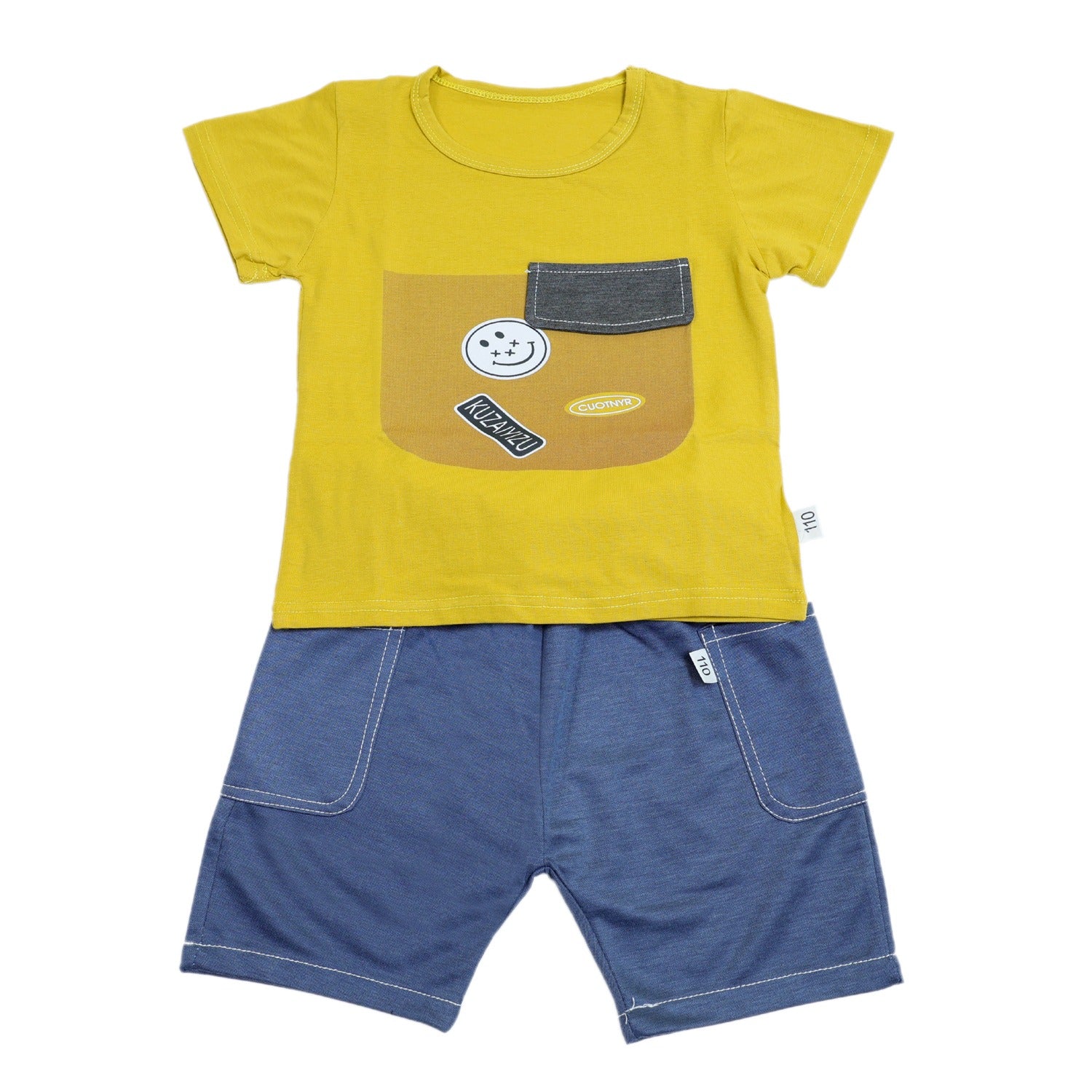 Smiley T- shirt with Shorts