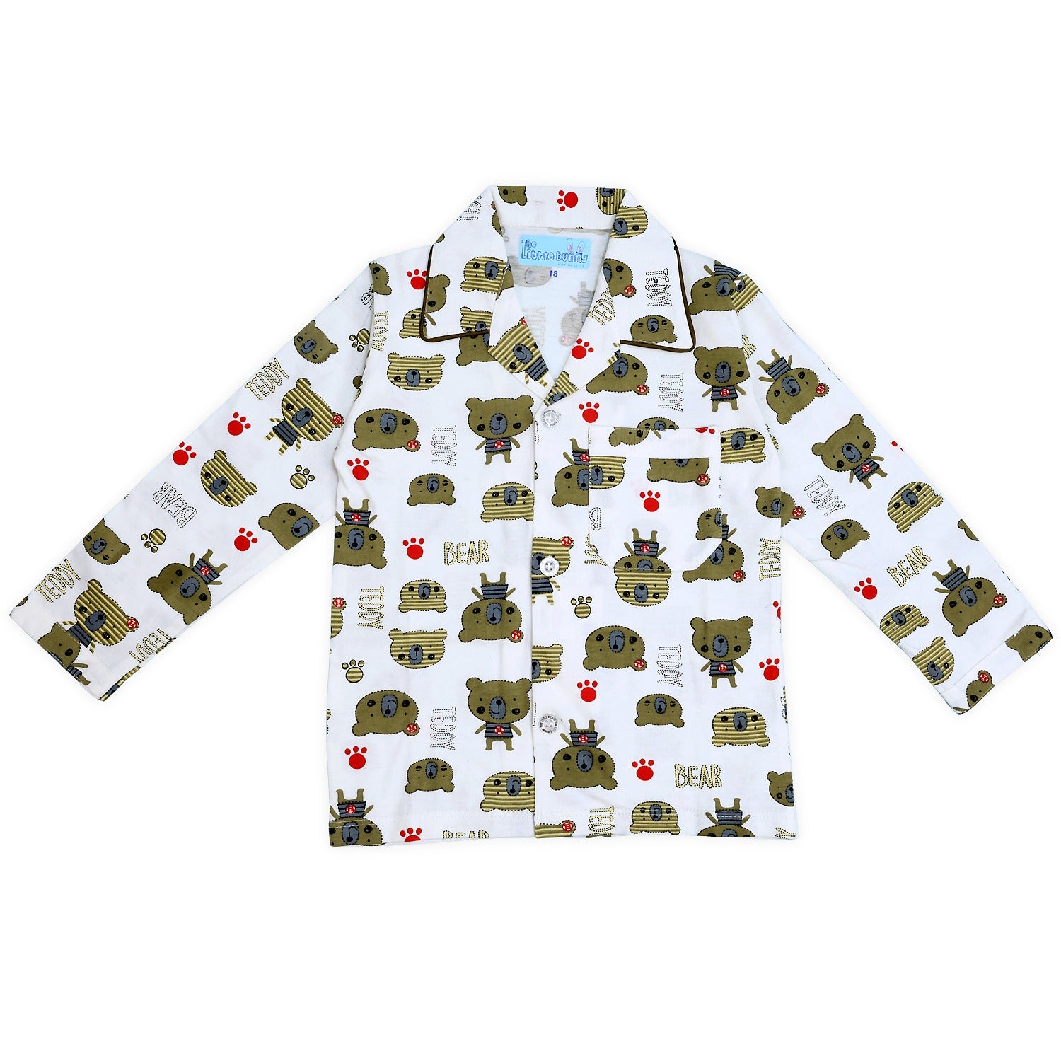 Teddy Bear Night Suit for Kids