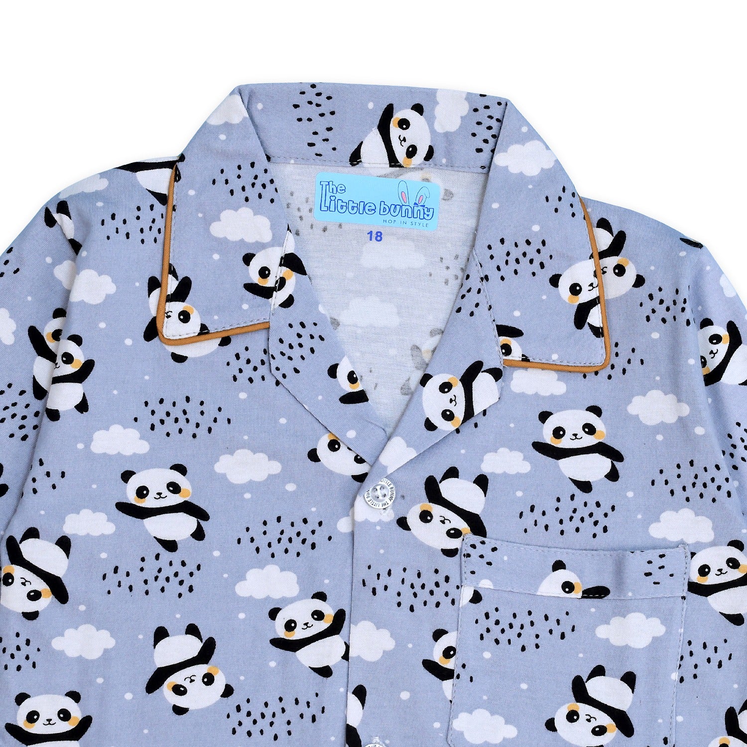 Kids Night Suit Panda Print