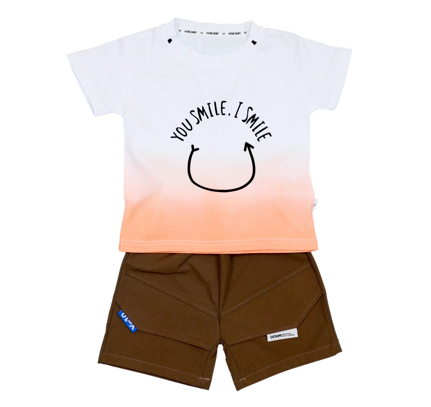 Boys Smile T-Shirt with Shorts