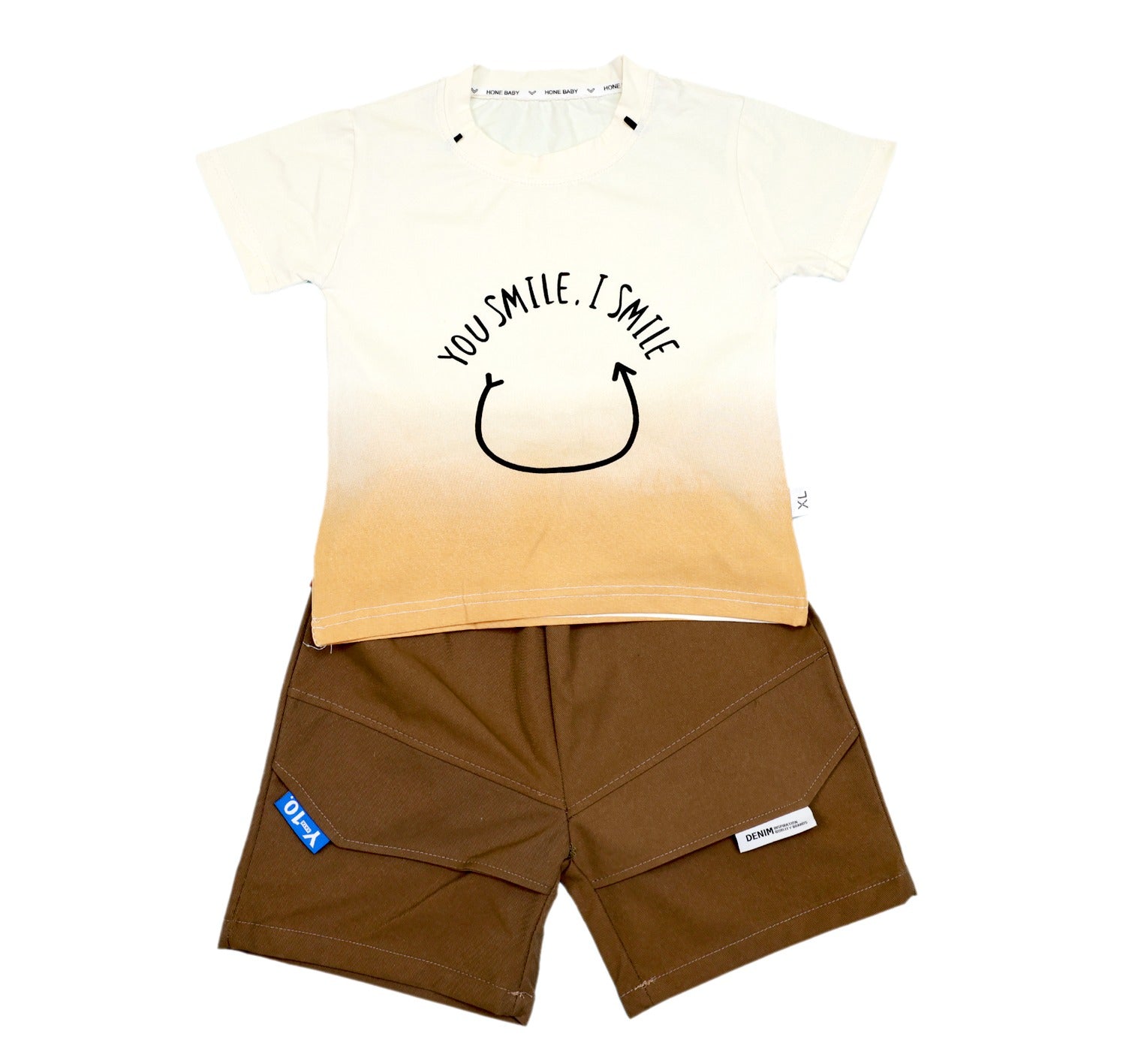 Boys Smile T-Shirt with Shorts