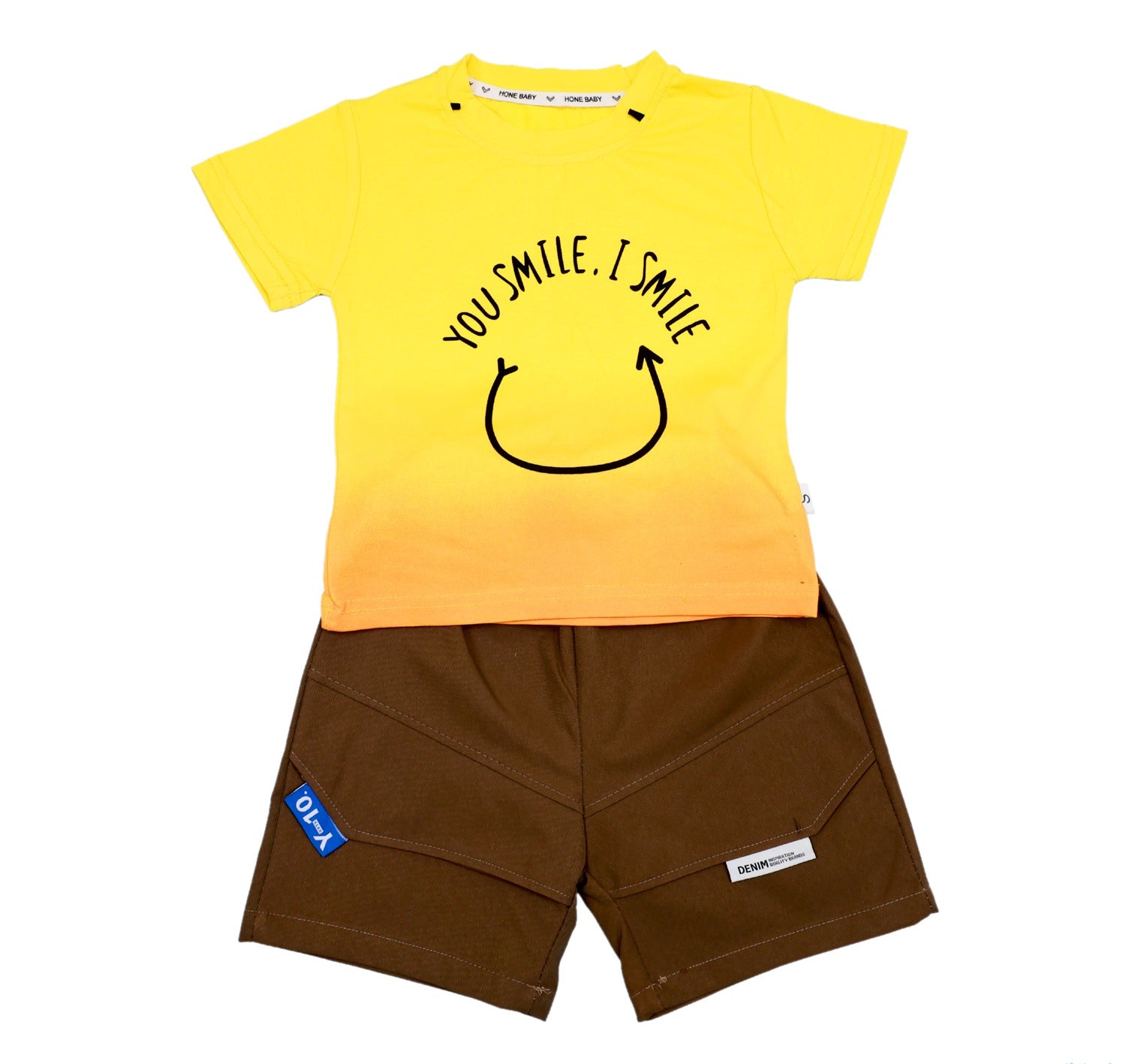 Boys Smile T-Shirt with Shorts