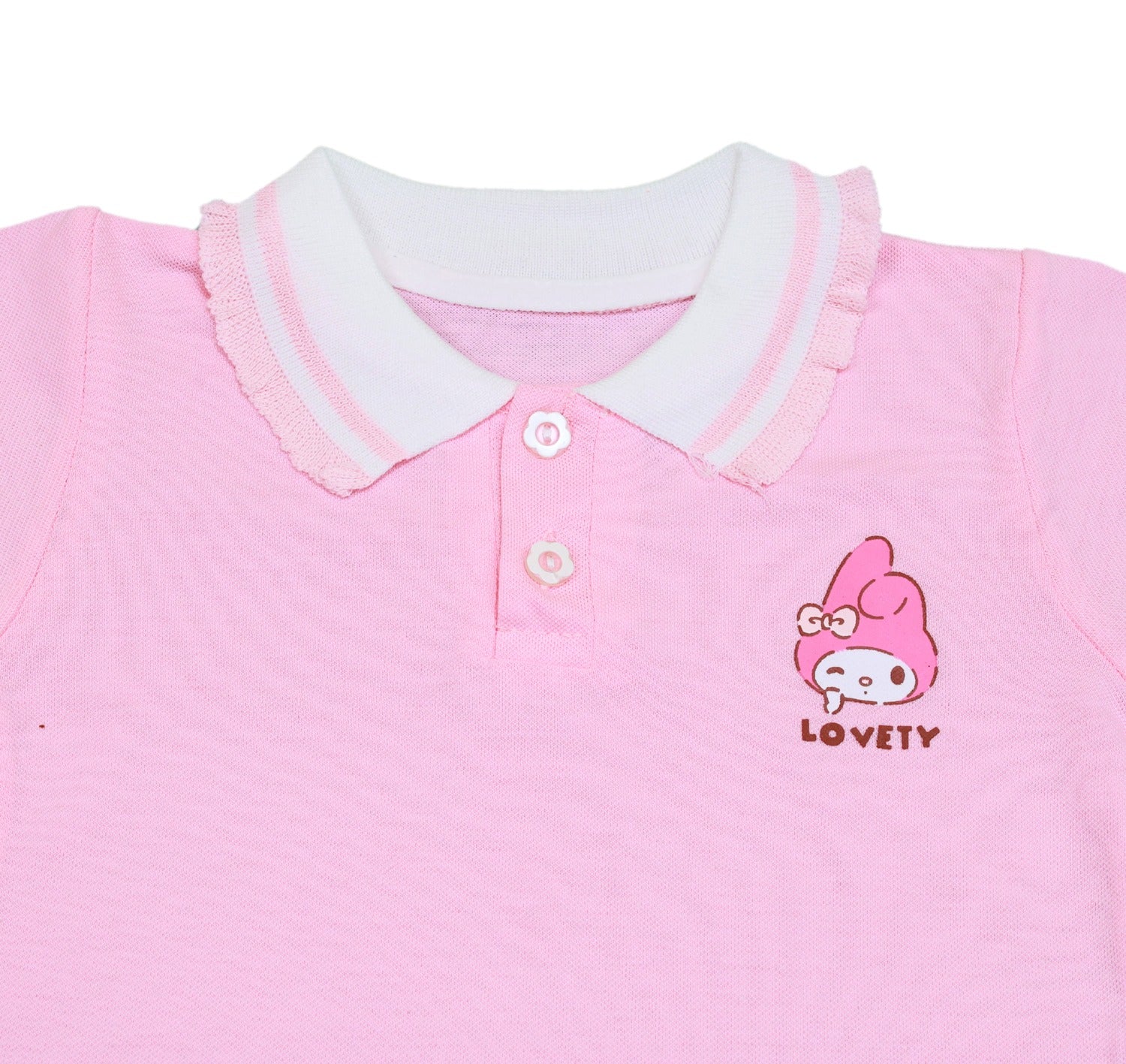 Girls Shorts Set with Pearl Sling