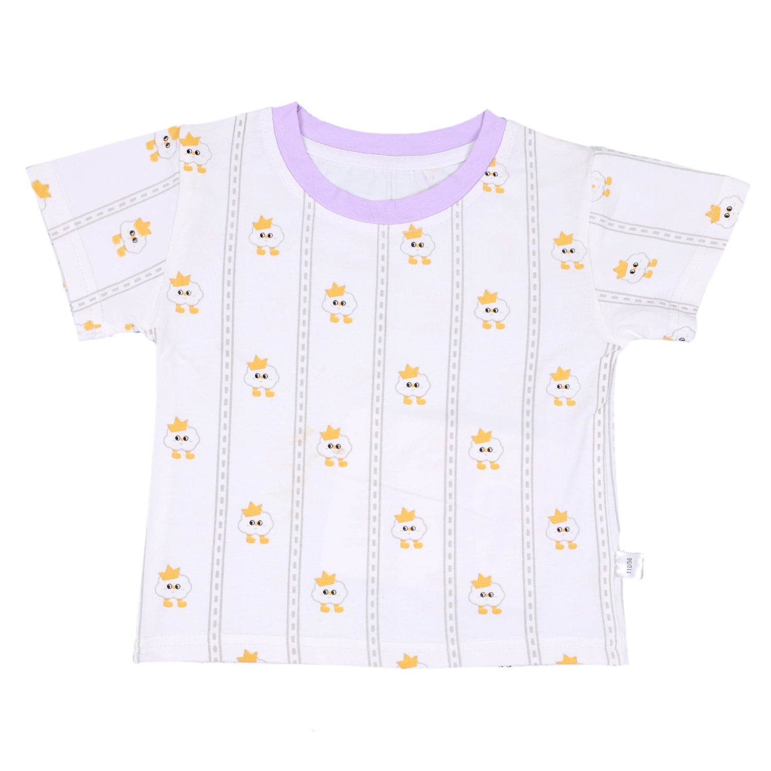T-shirt and Dungaree with Hen Patch