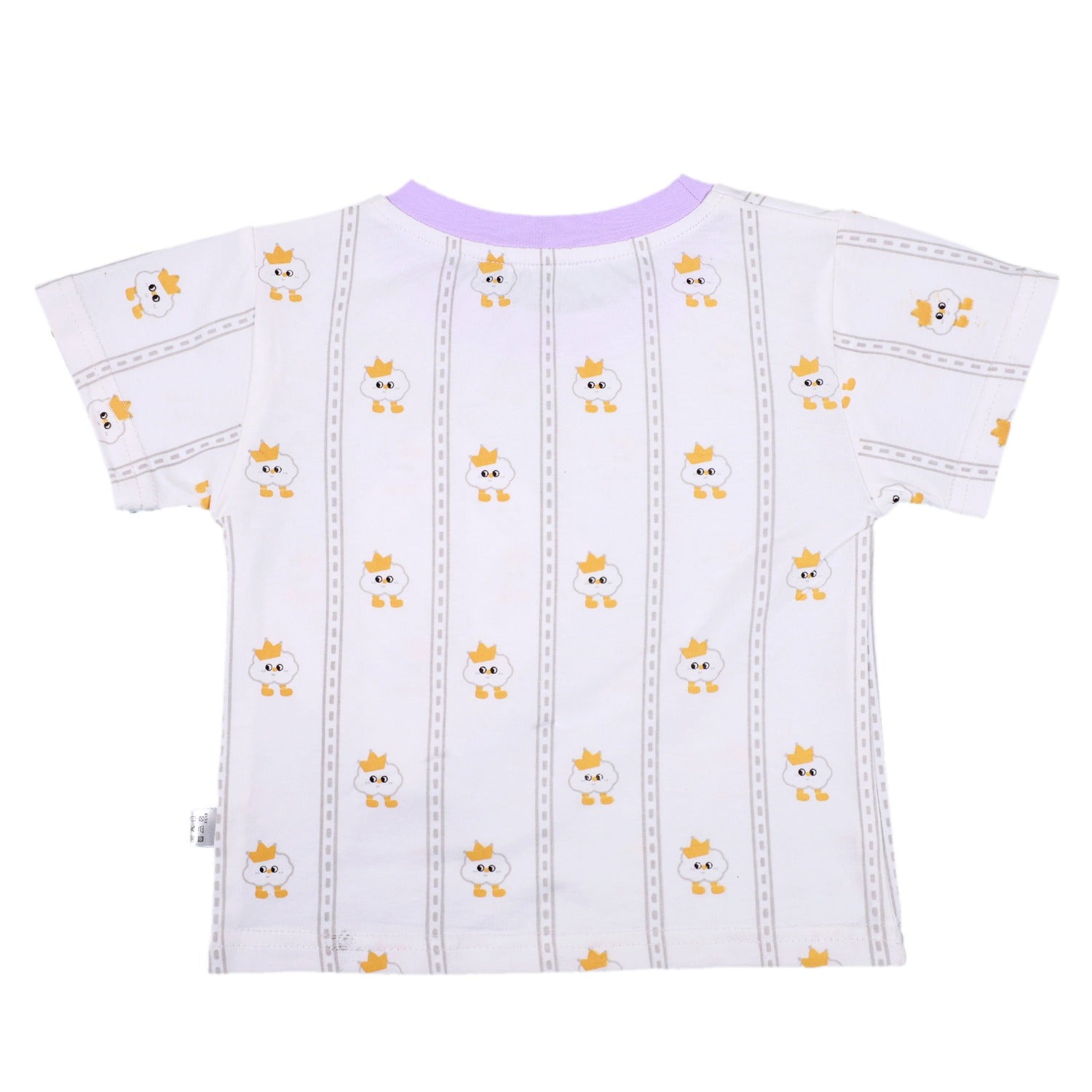 T-shirt and Dungaree with Hen Patch