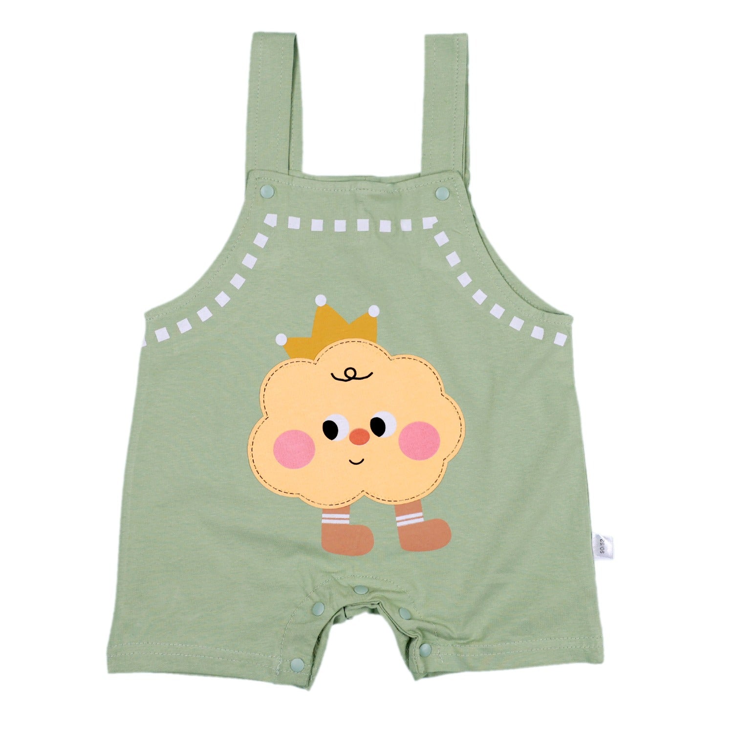 T-shirt and Dungaree with Hen Patch