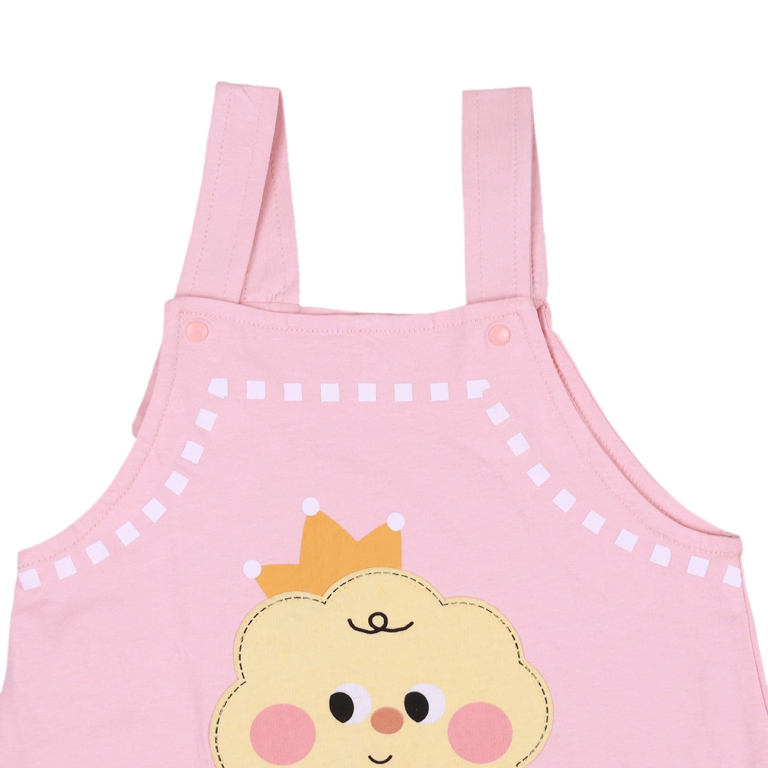 T-shirt and Dungaree with Hen Patch