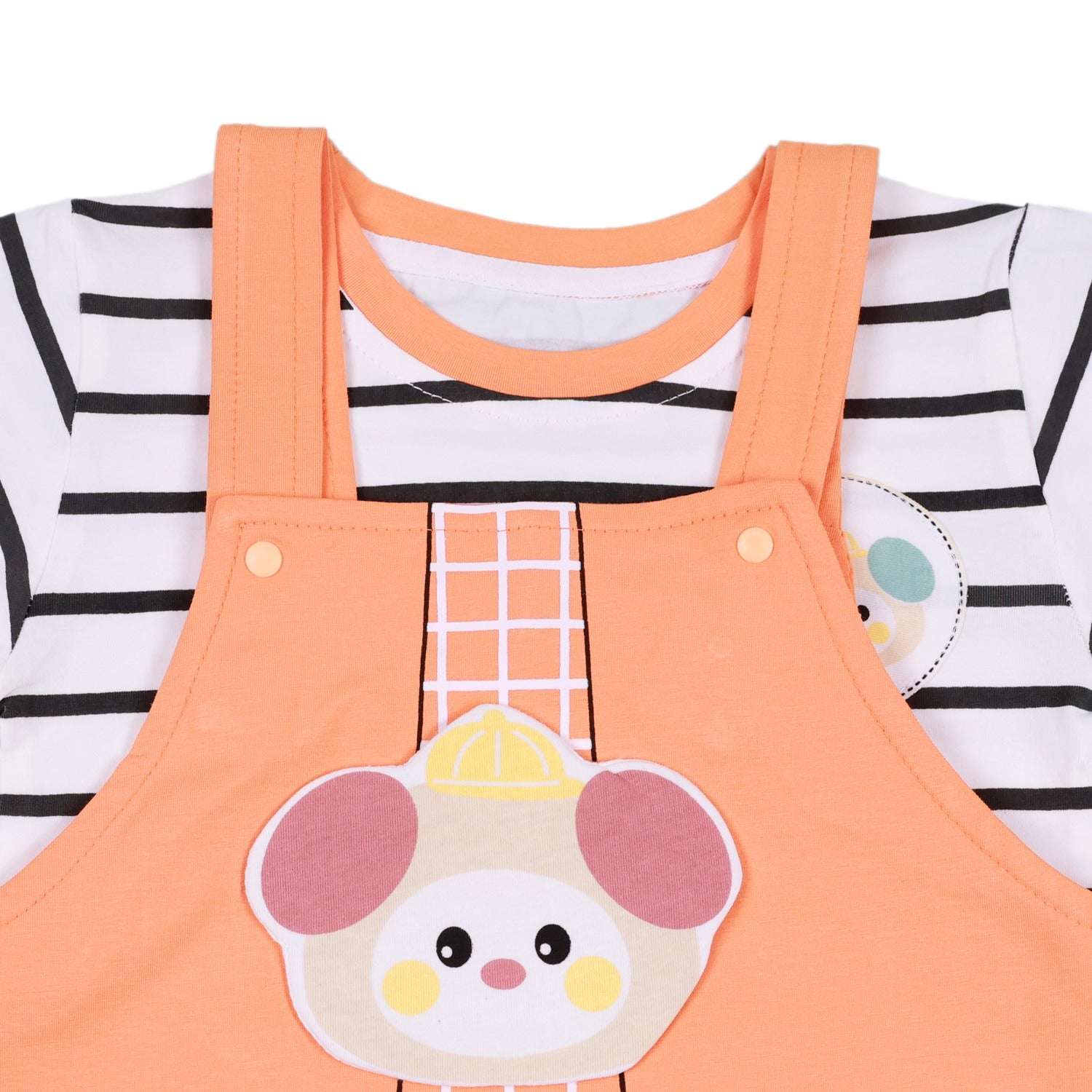 T-Shirt and Dungaree with Rat Patch
