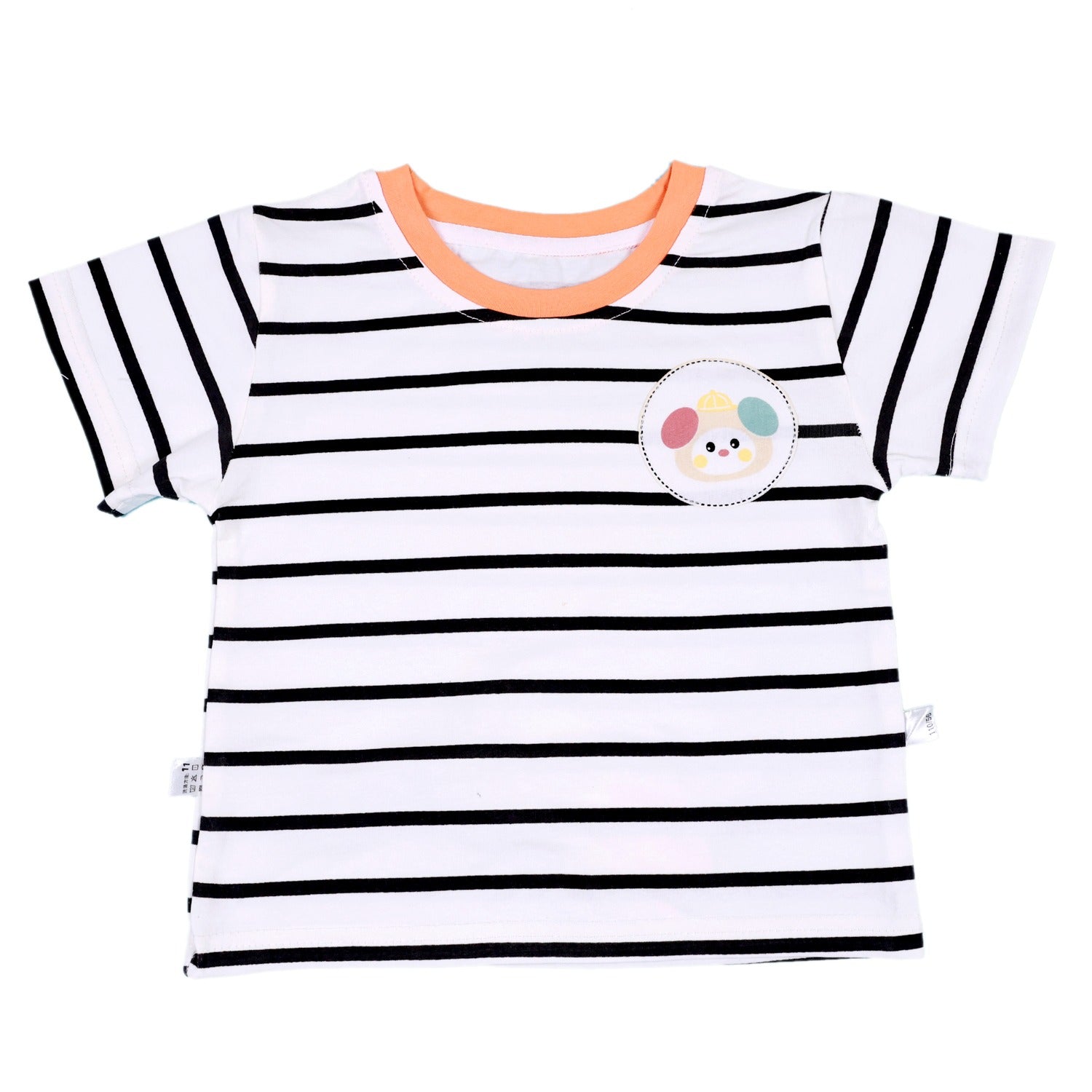 T-Shirt and Dungaree with Rat Patch
