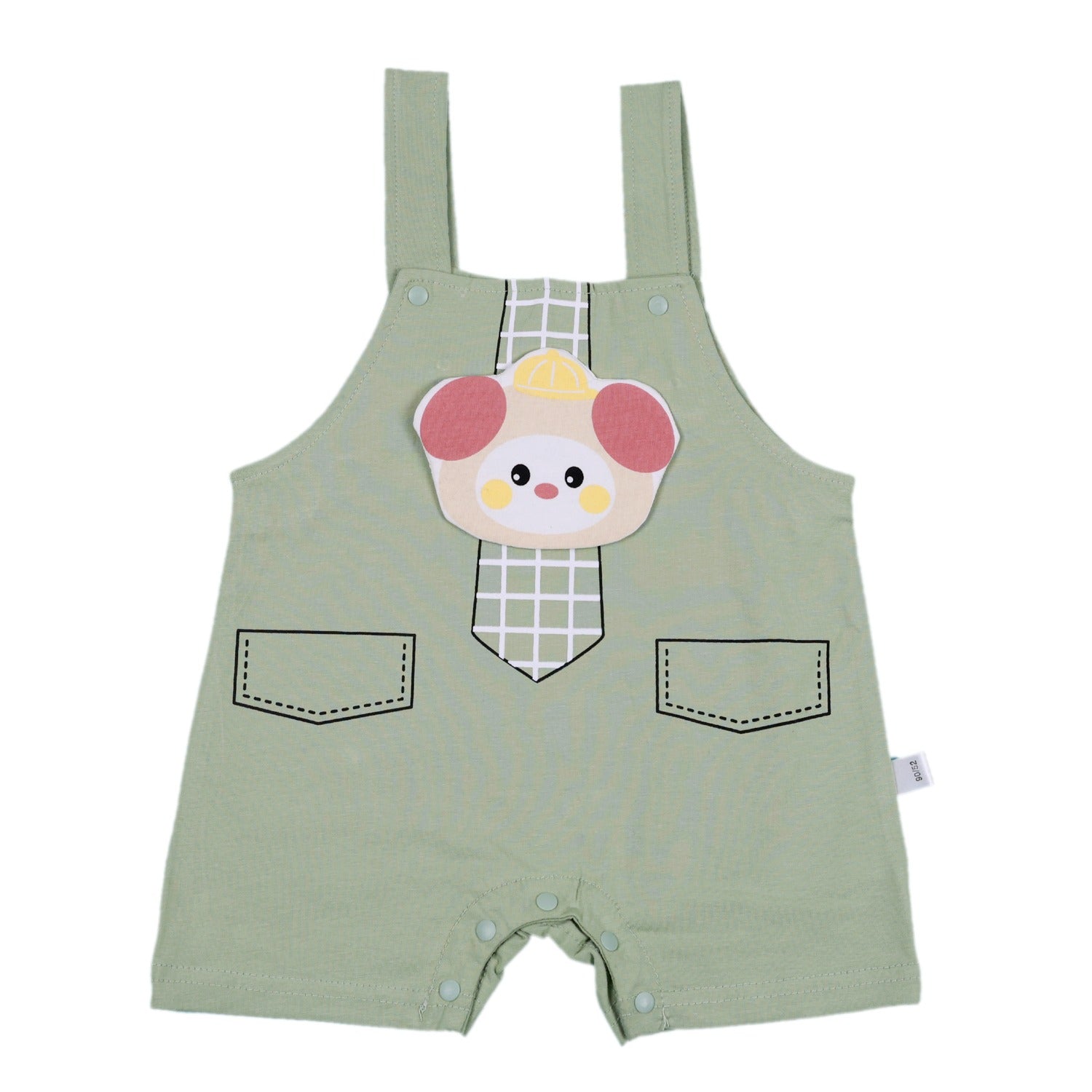 T-Shirt and Dungaree with Rat Patch
