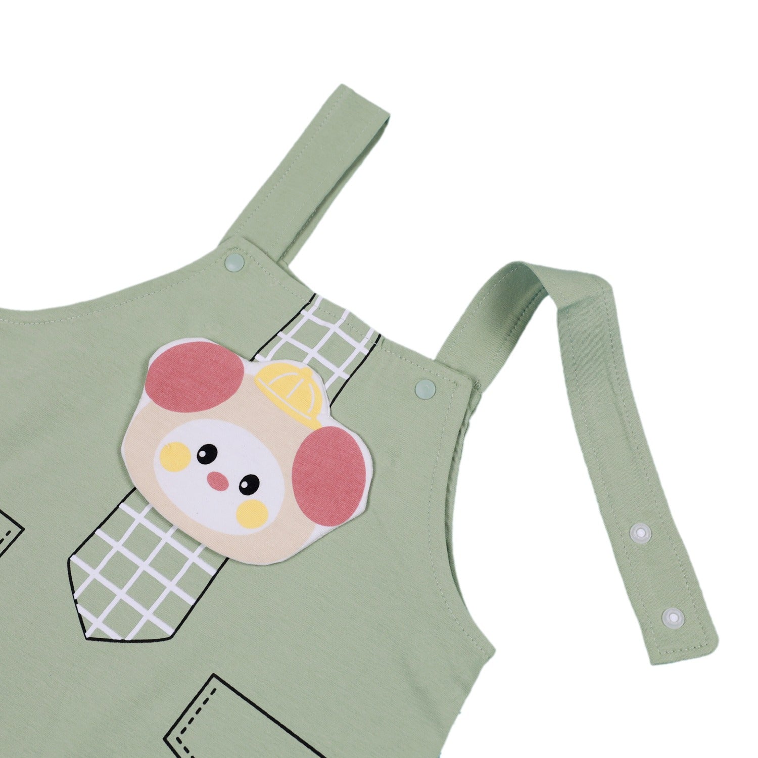 T-Shirt and Dungaree with Rat Patch