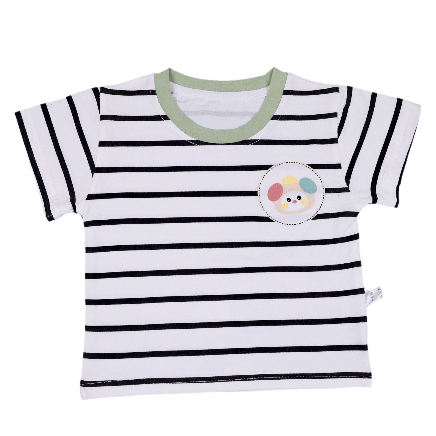 T-Shirt and Dungaree with Rat Patch