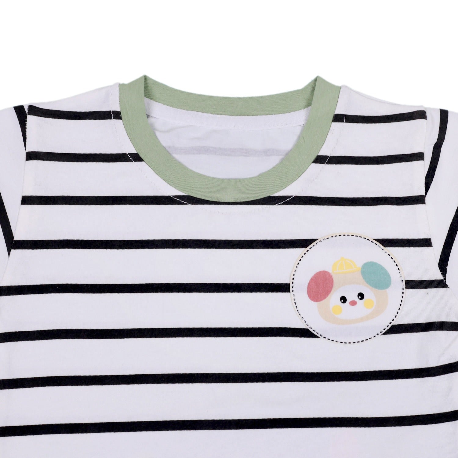 T-Shirt and Dungaree with Rat Patch
