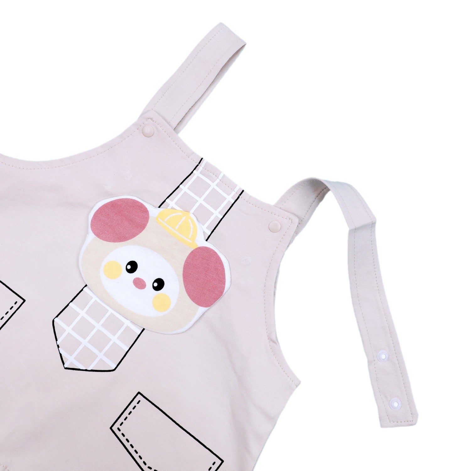T-Shirt and Dungaree with Rat Patch