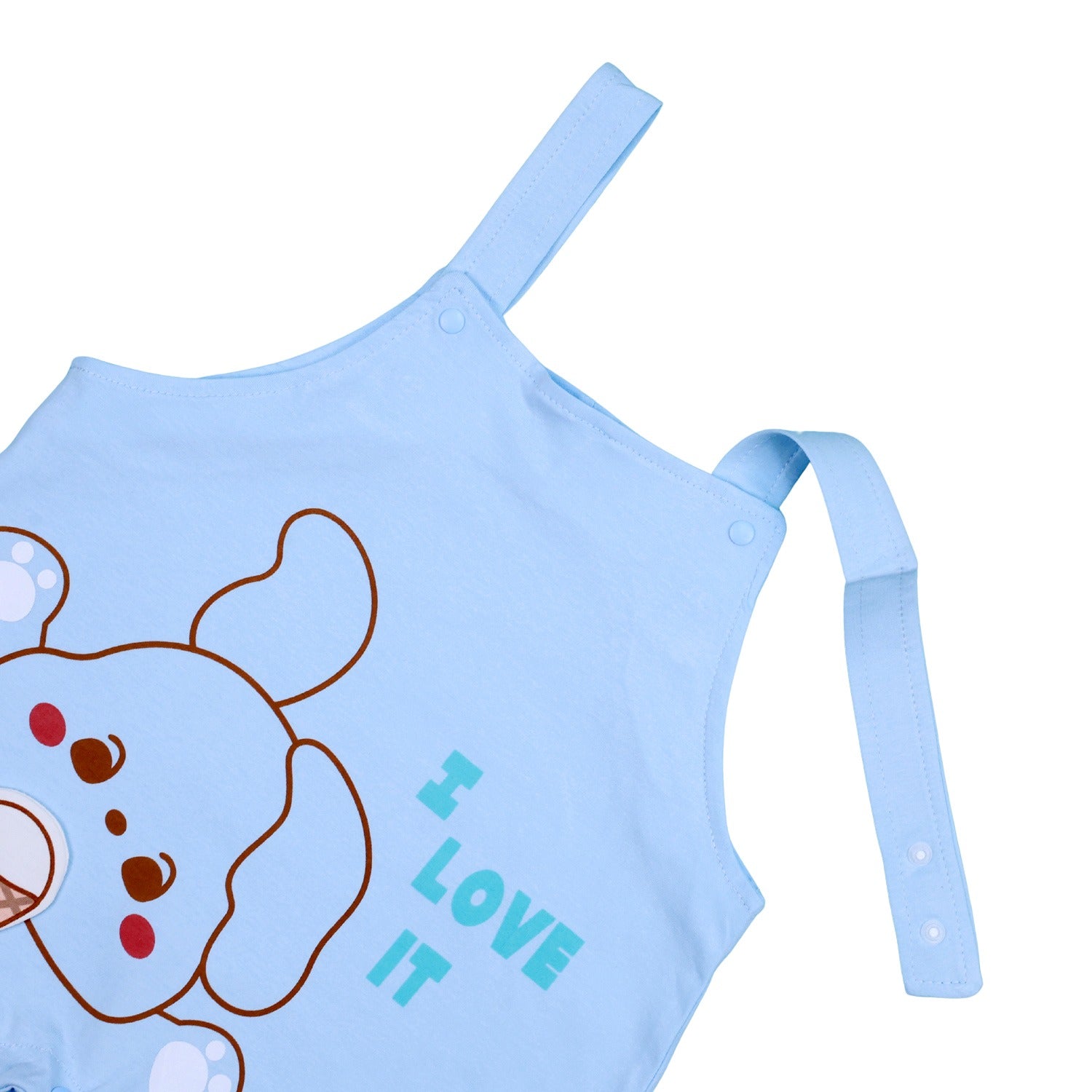 T-shirt and Dungaree with Bunny
