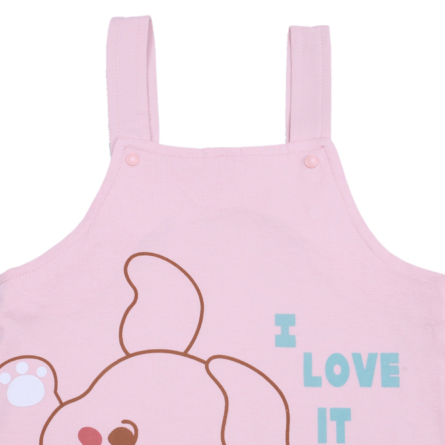 T-shirt and Dungaree with Bunny