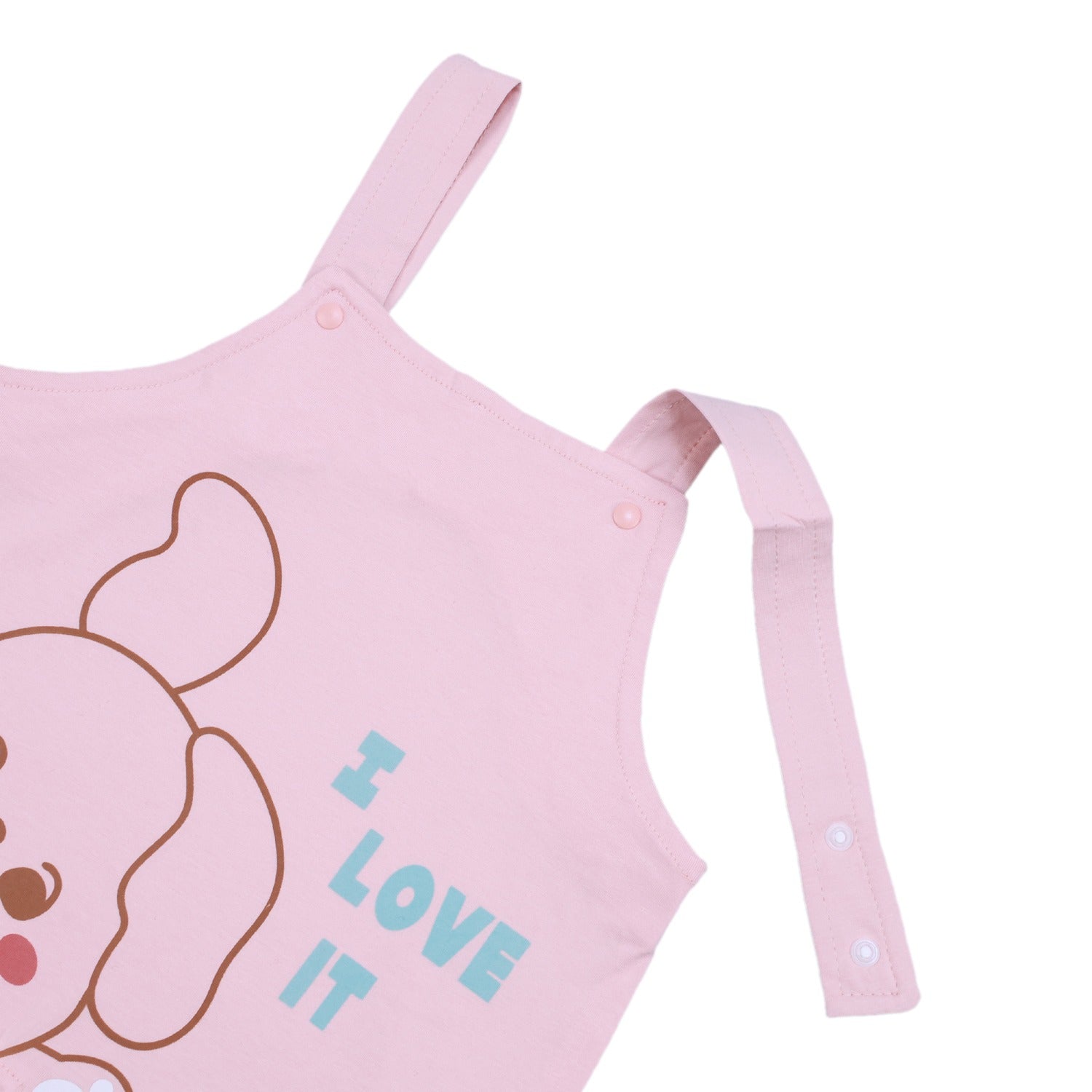 T-shirt and Dungaree with Bunny