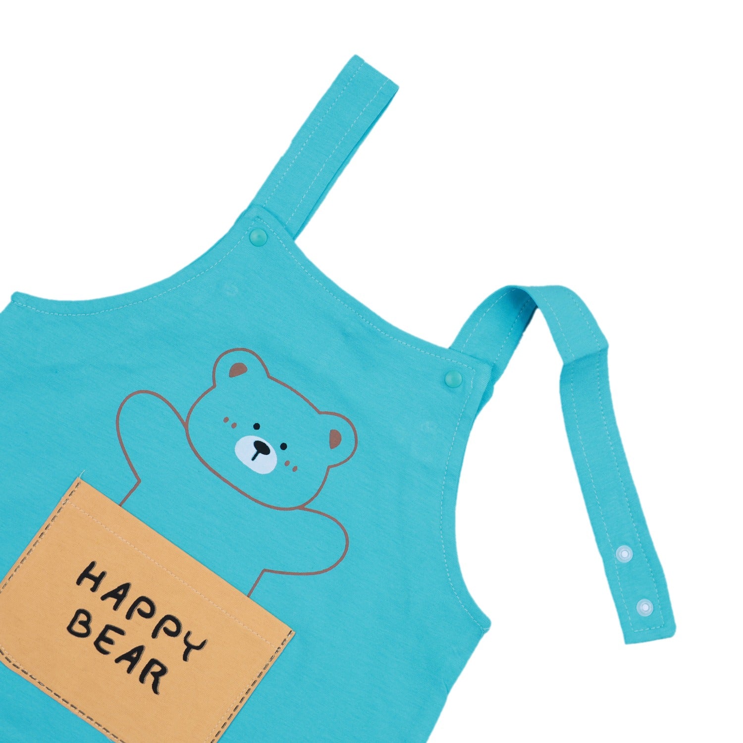 Happy Bear T- shirt with Dungaree