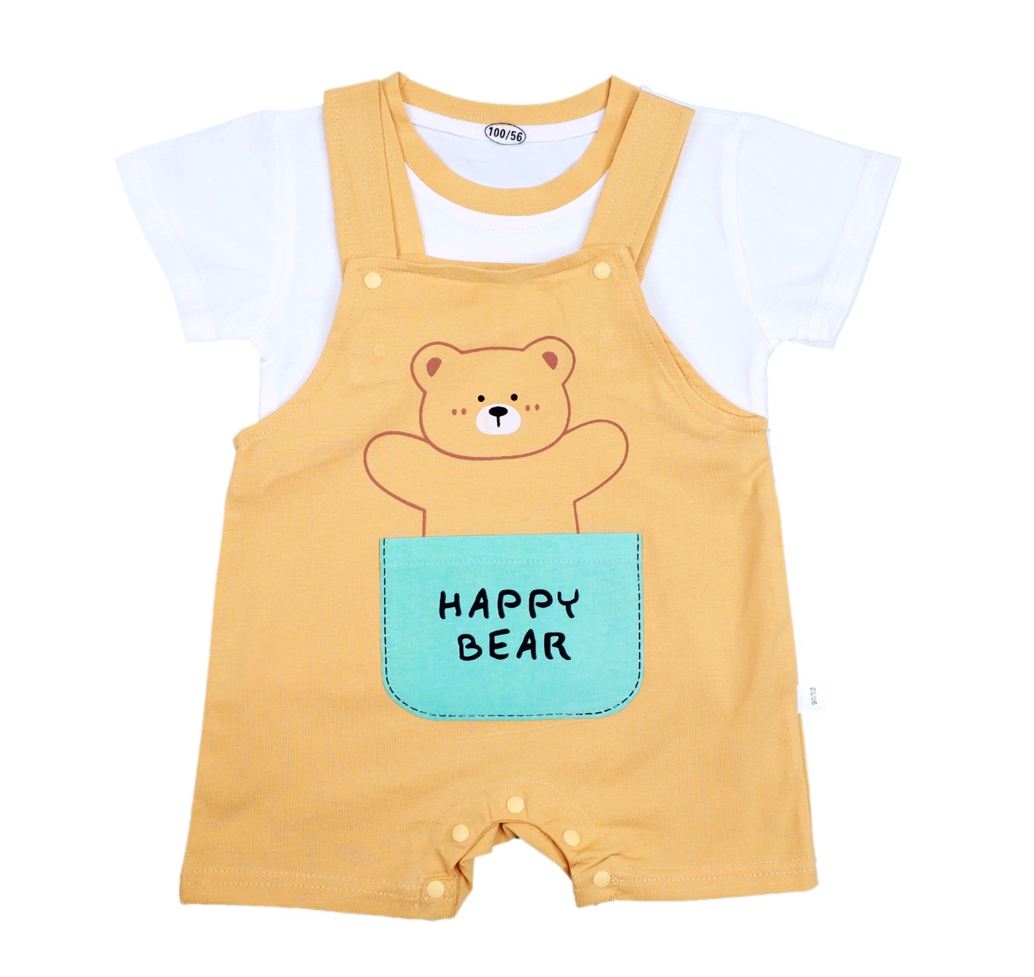 Happy Bear T- shirt with Dungaree