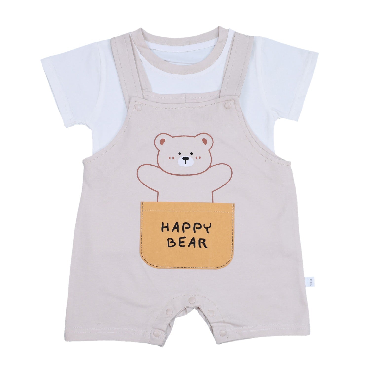 Happy Bear T- shirt with Dungaree