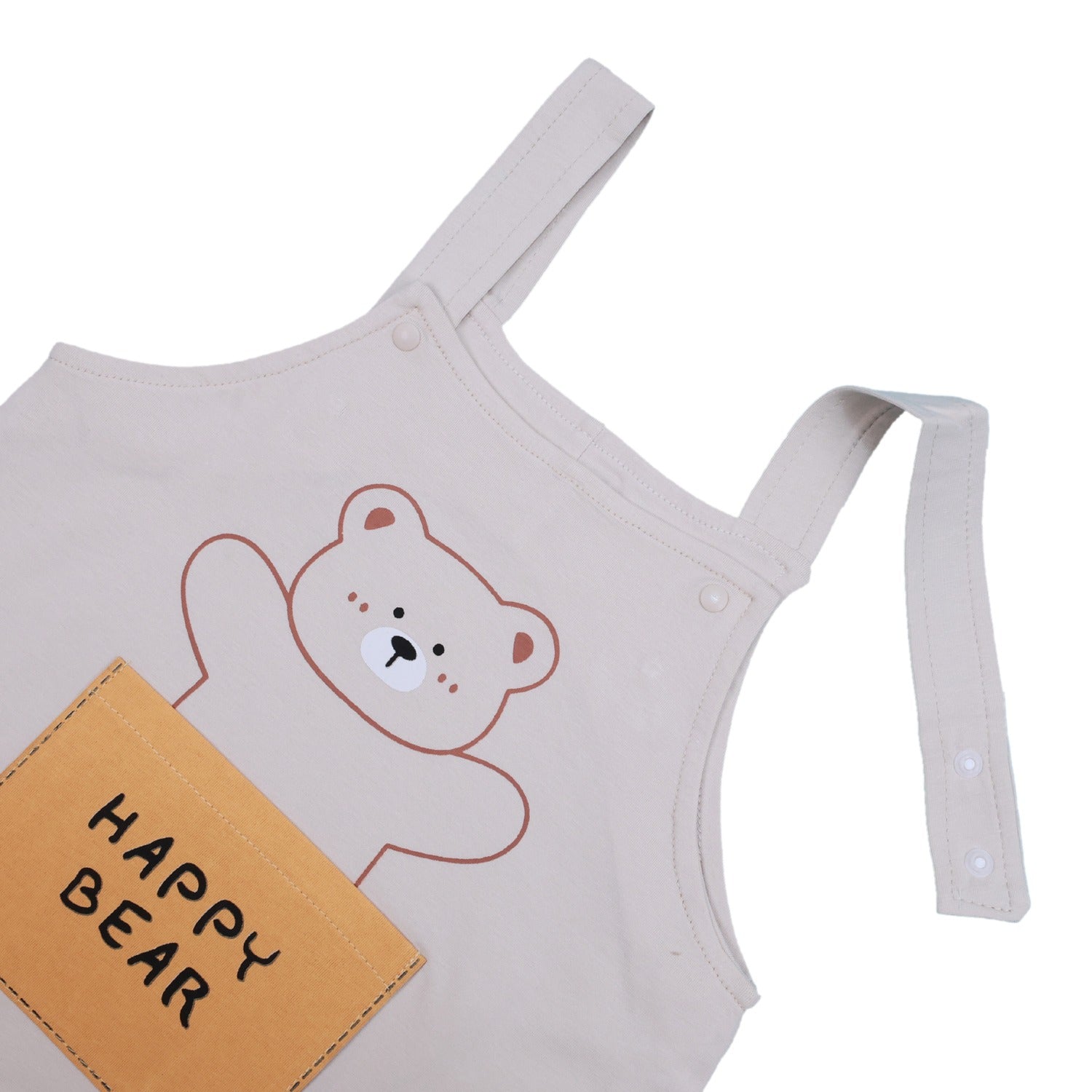 Happy Bear T- shirt with Dungaree