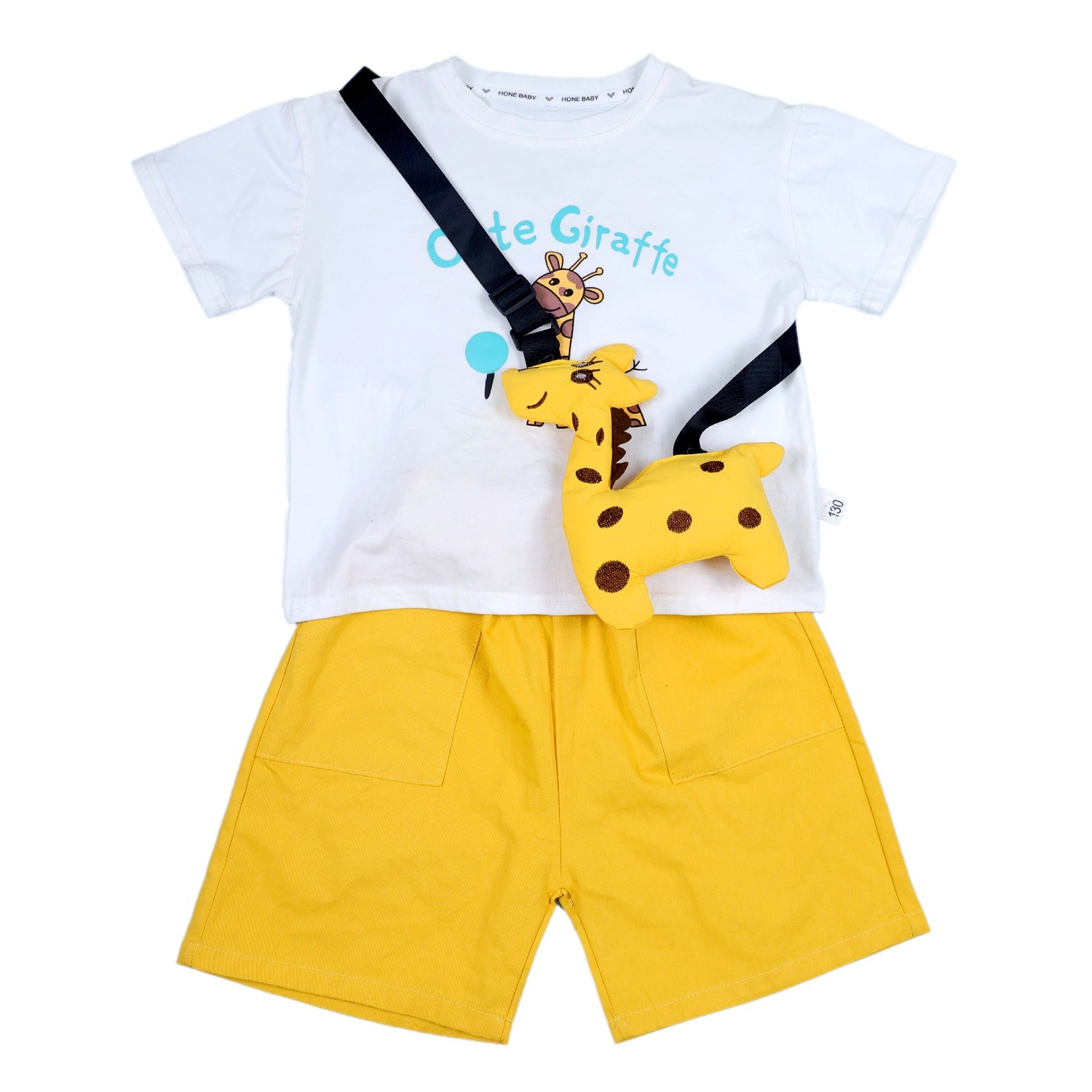 Summer Set with Cute Giraffe Sling Bag