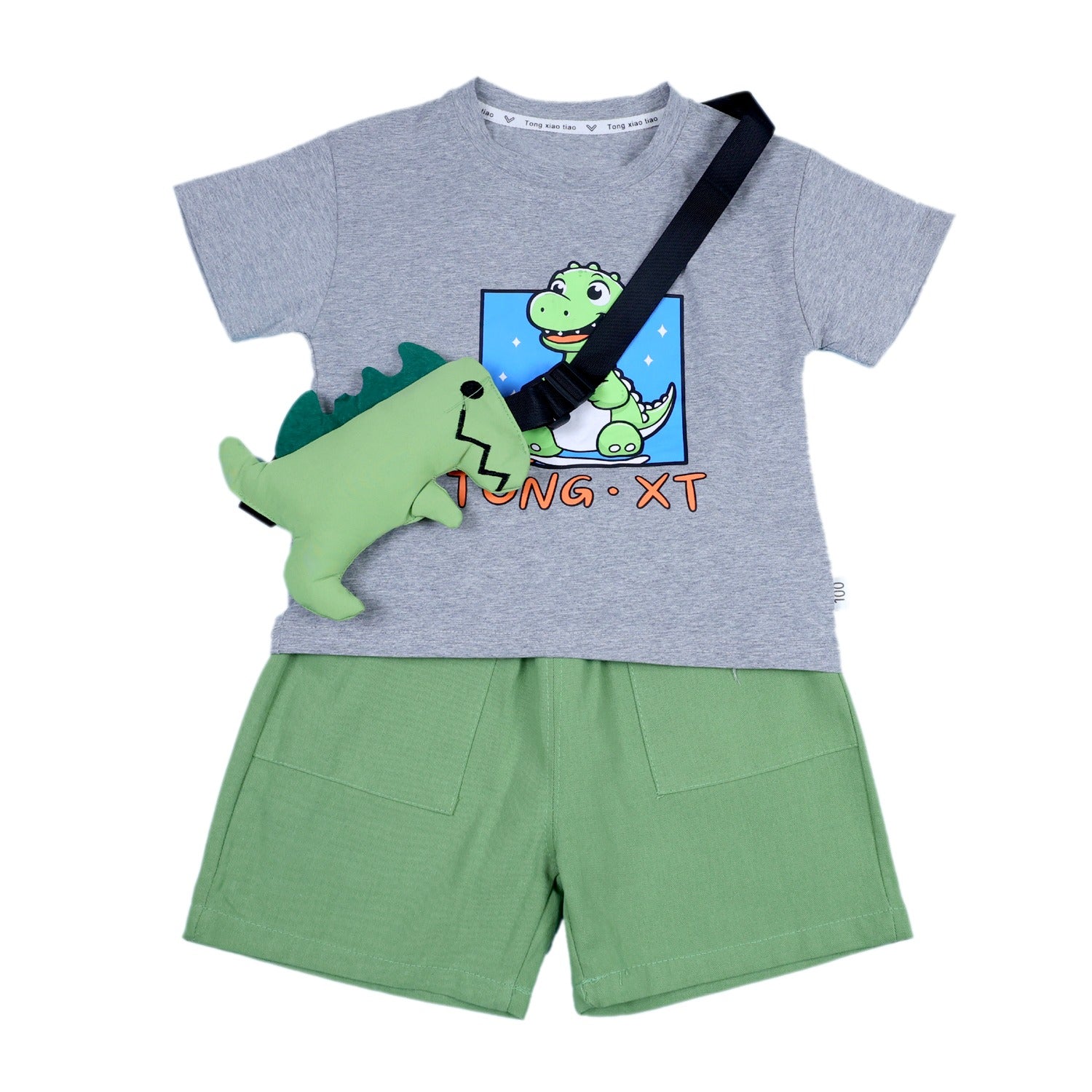 Summer set with Baby Dino Sling Bag