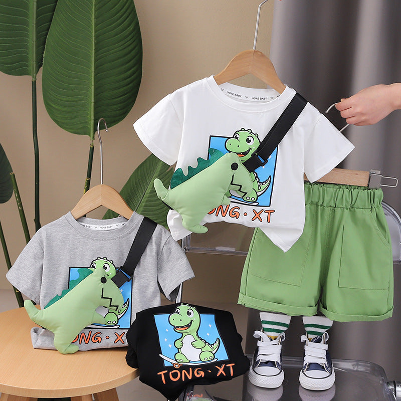 Summer set with Baby Dino Sling Bag
