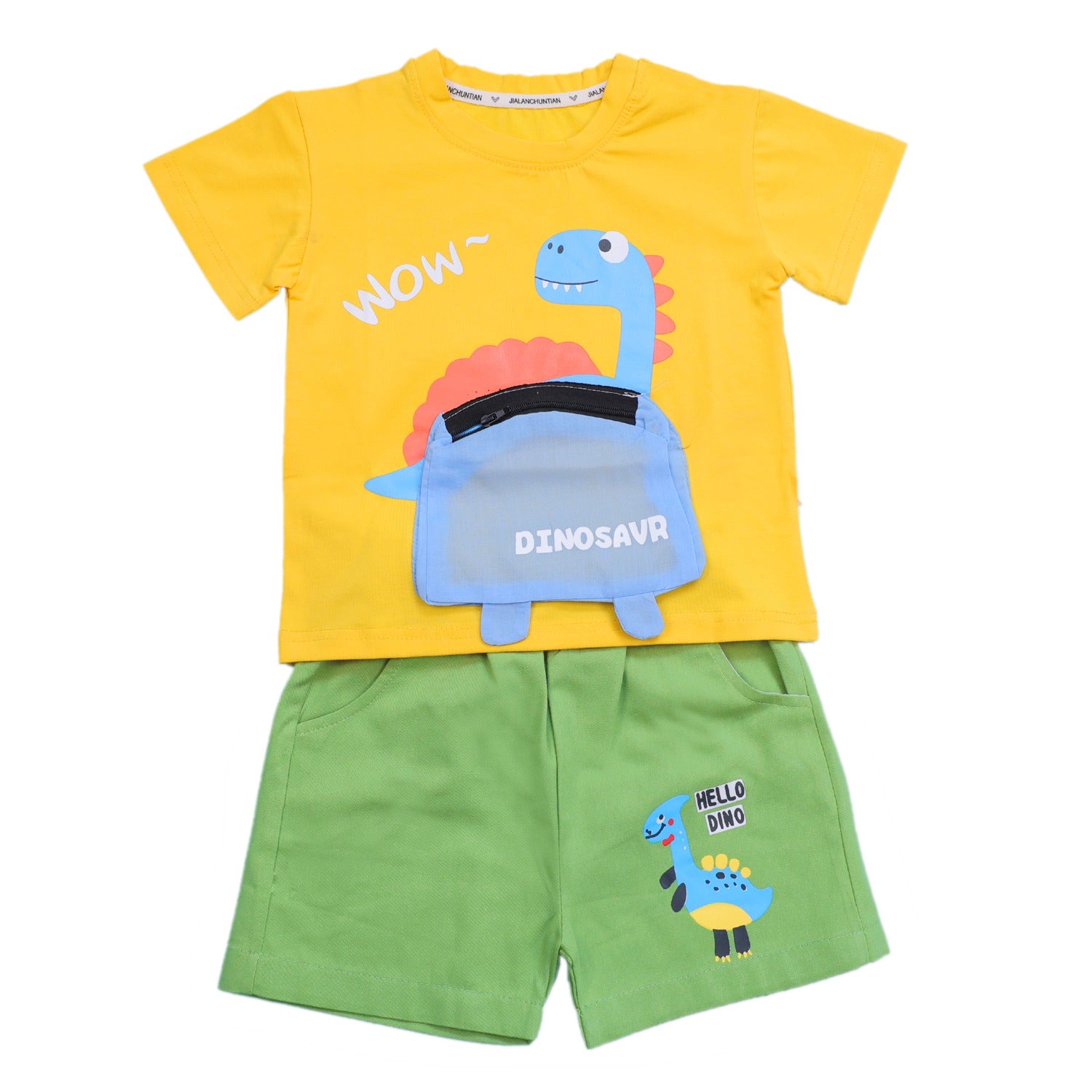 Summer set with Wow Dino Zipper Bag