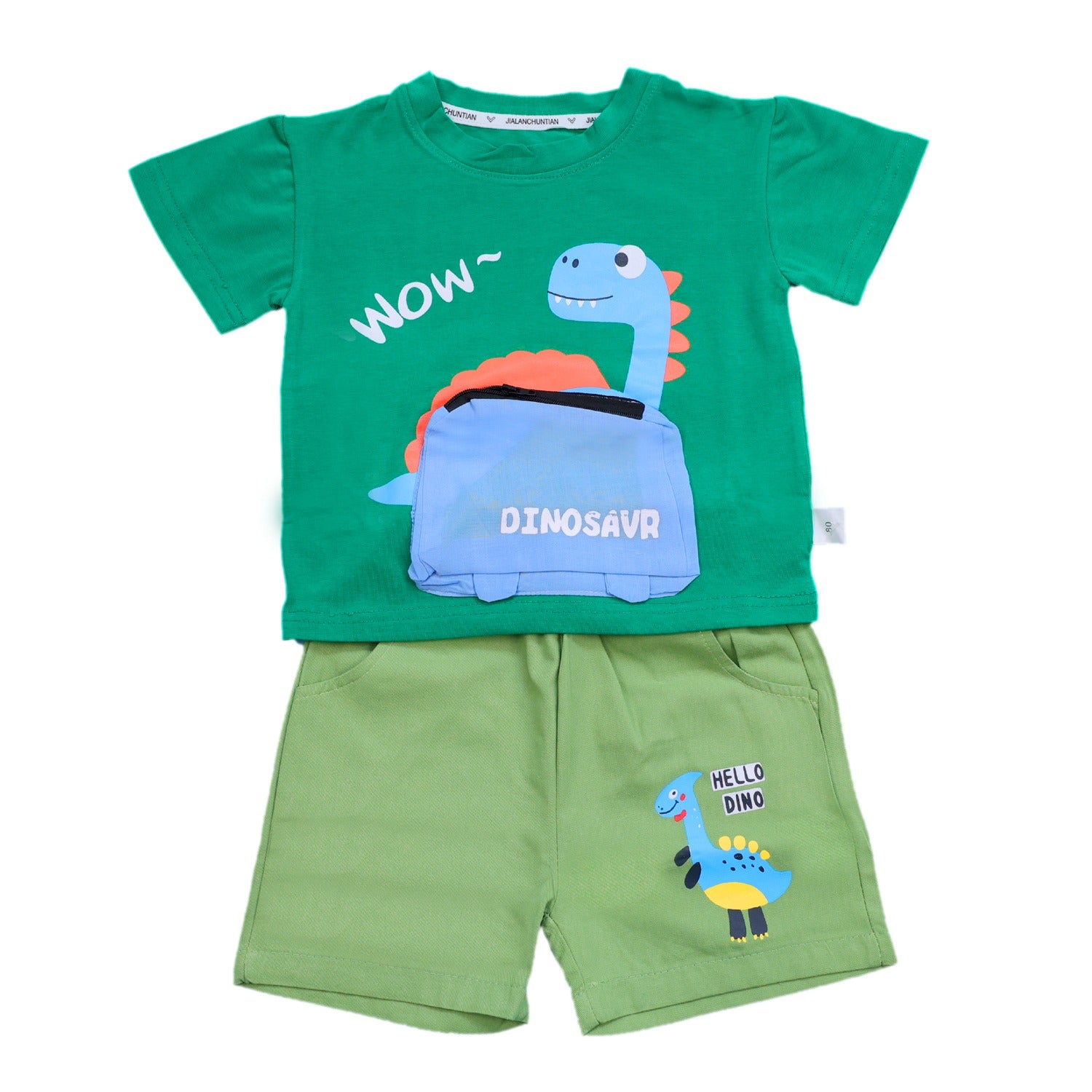 Summer set with Wow Dino Zipper Bag