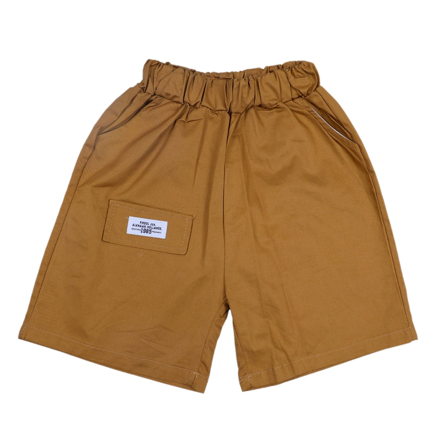 Shirt with Bear Print and Shorts