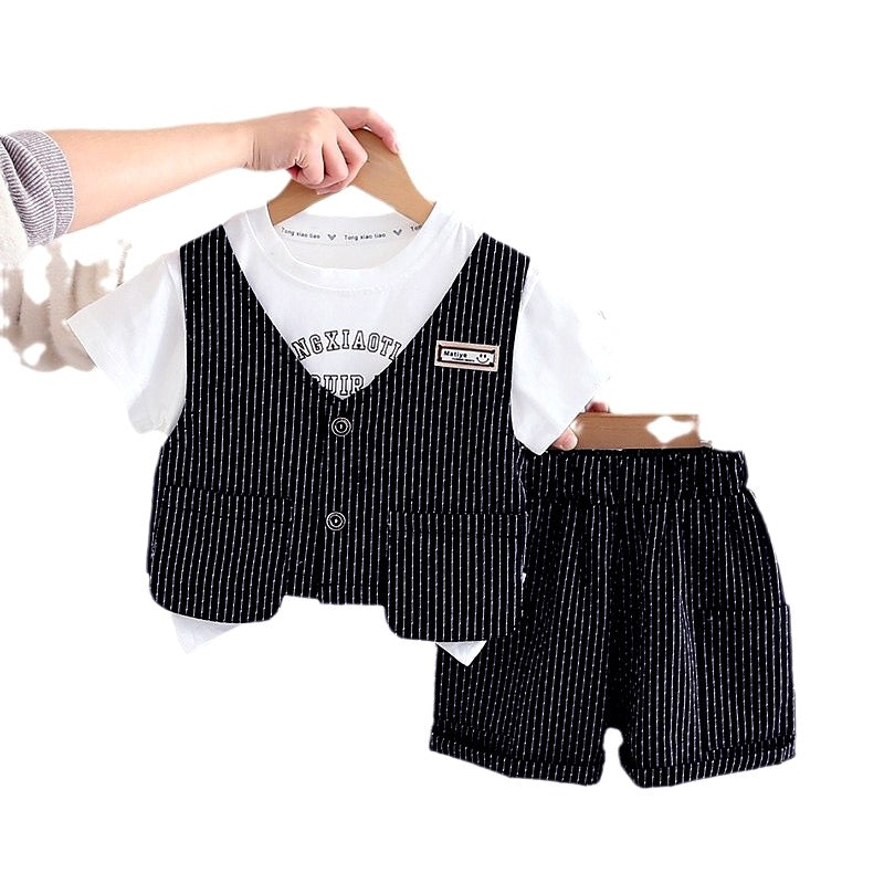 Summer Shorts Set with Waist coat
