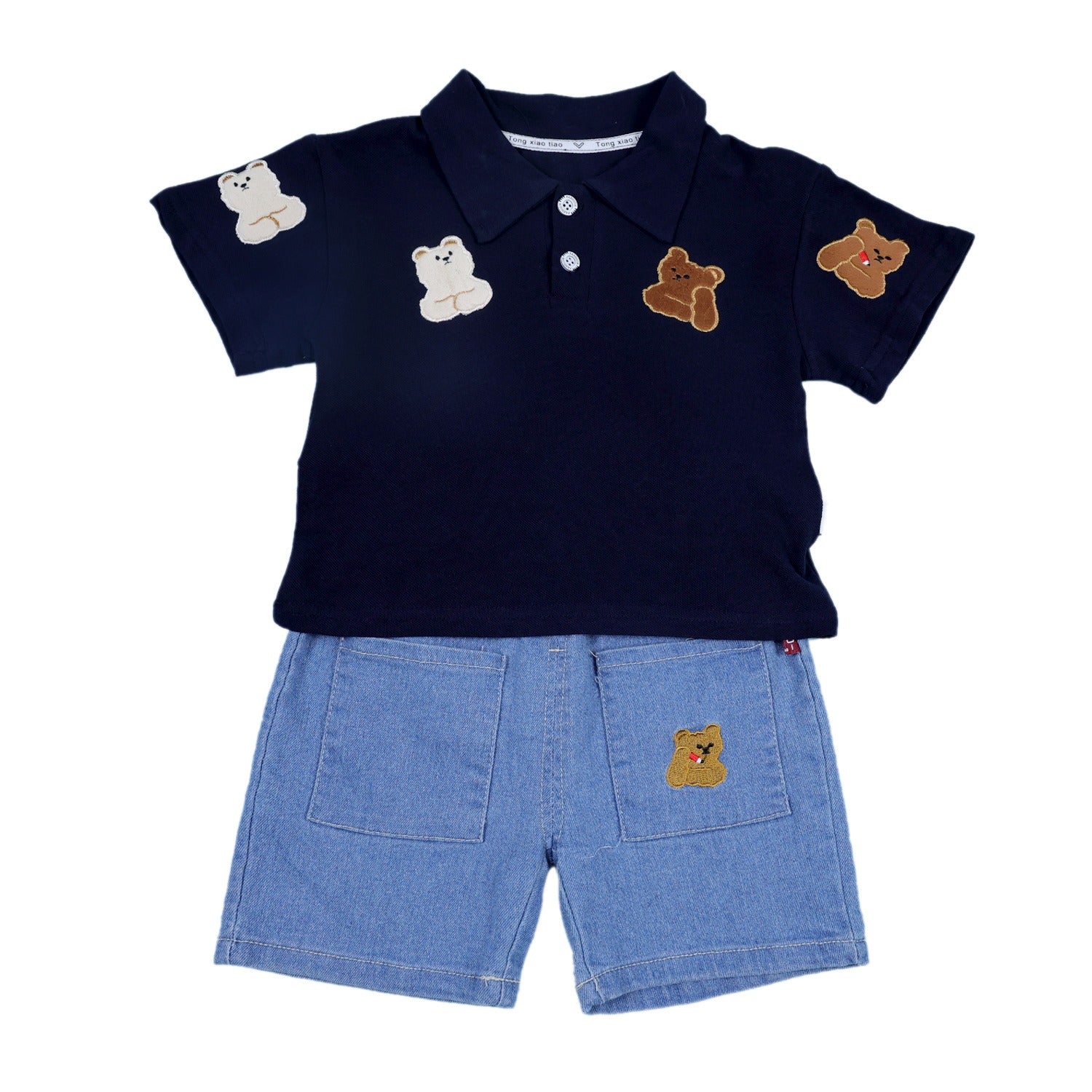Summer Shorts set With Tie