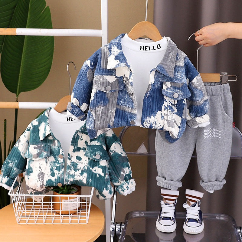 Boys 3 pcs Co -Ord set
