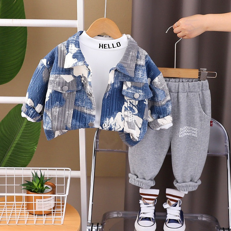 Boys 3 pcs Co -Ord set